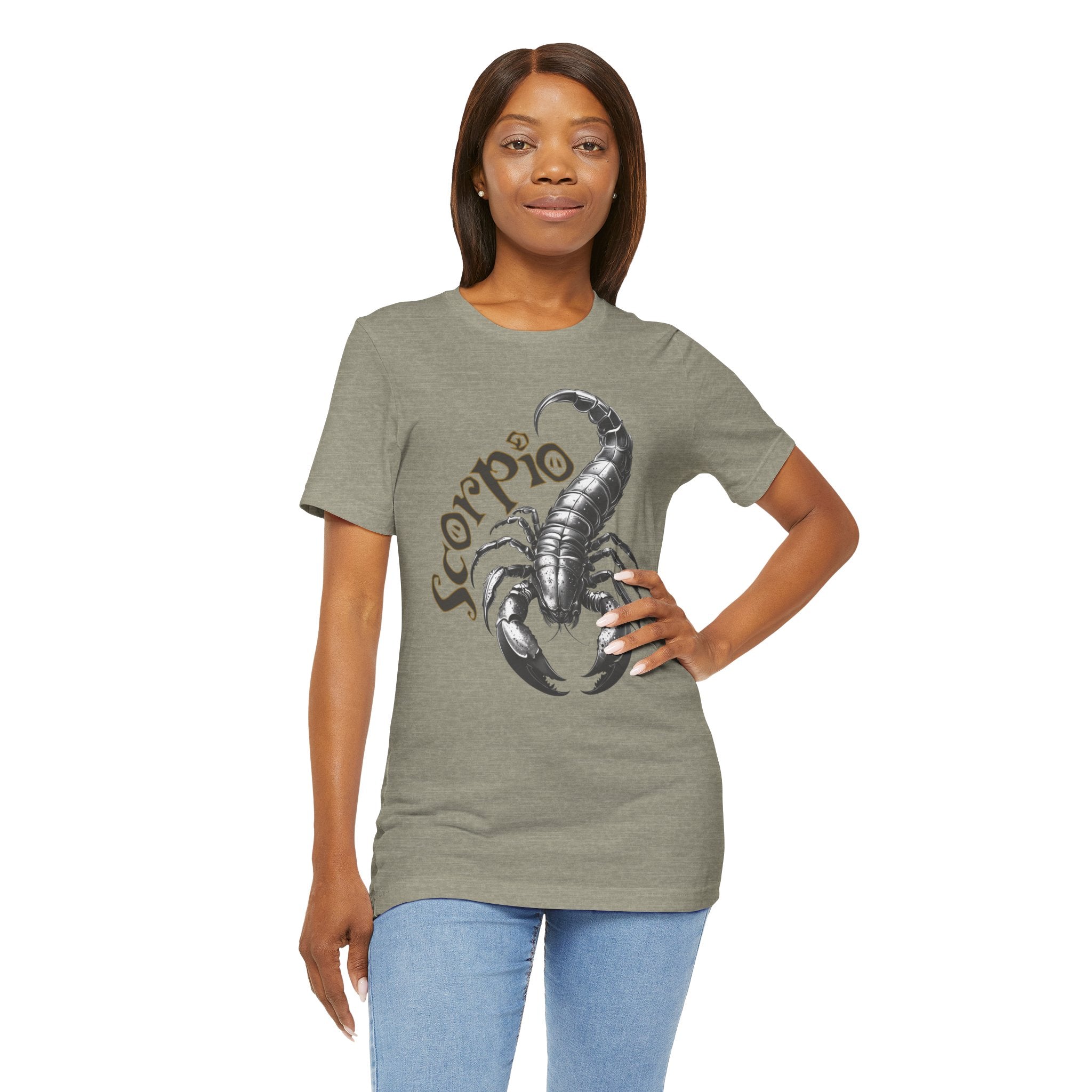 Scorpio Black & white Unisex Jersey Short Sleeve Tee