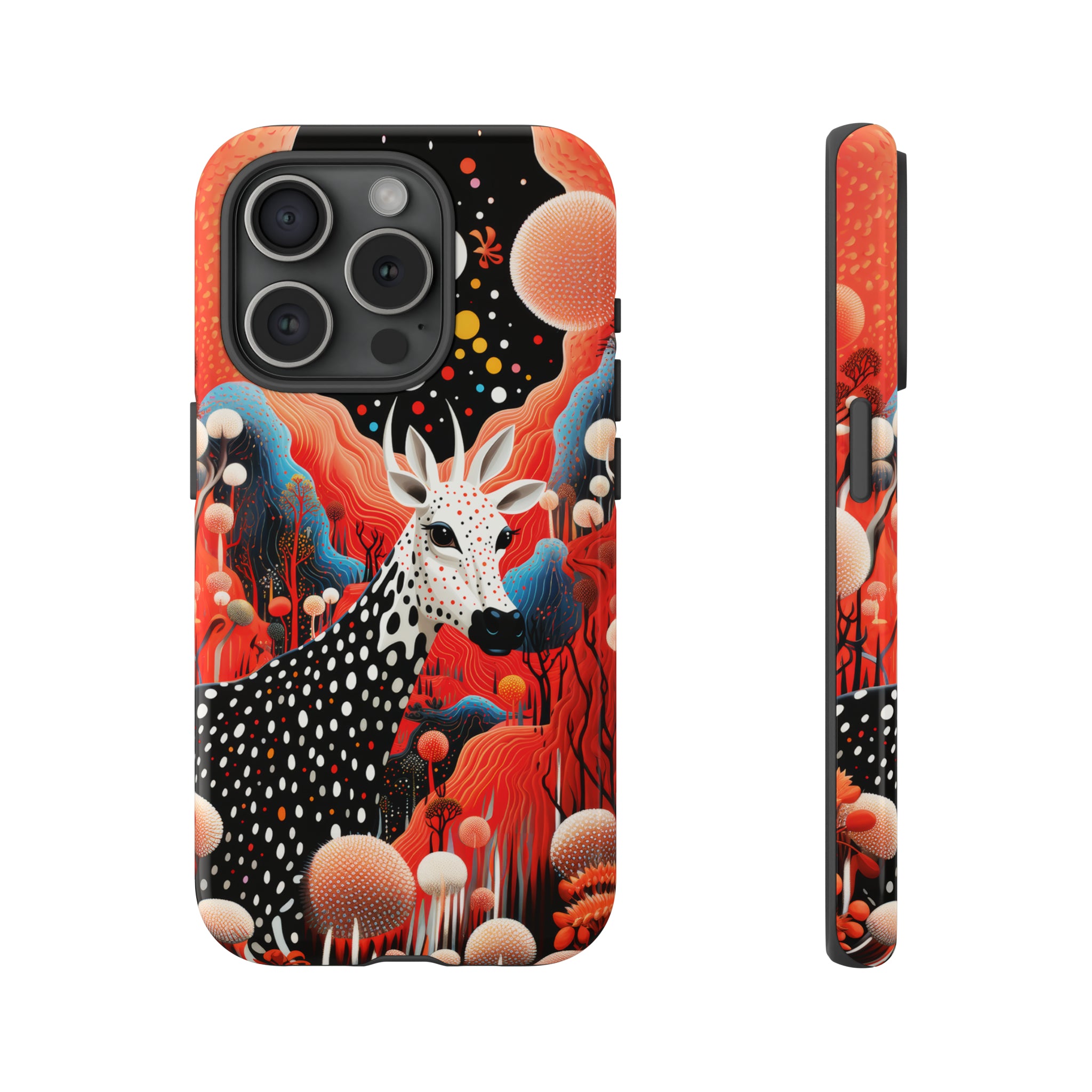 Spotted Elk in the rainbow forest Tough Cases