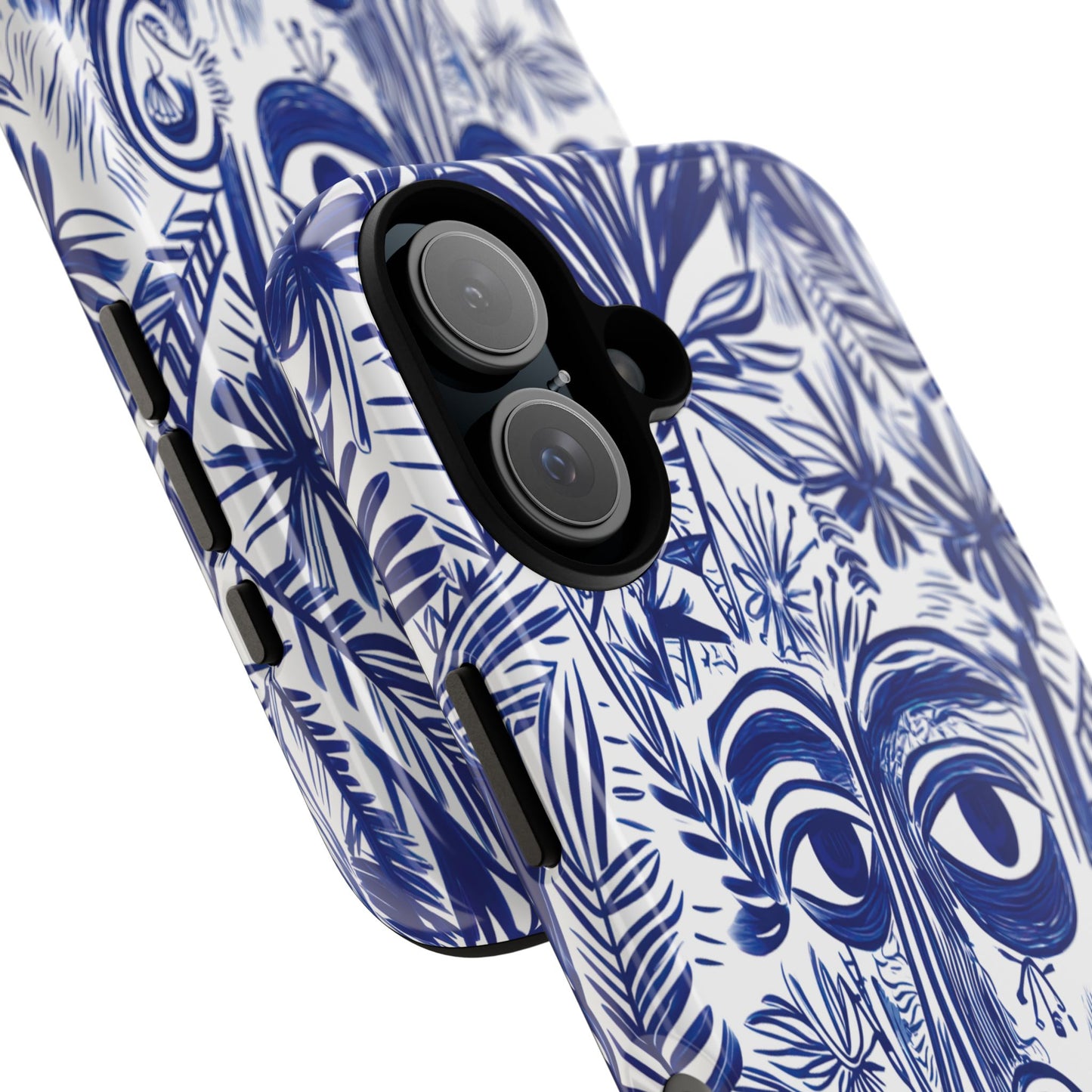 Phone Case - Abstract Nature with a Man's Face Design
