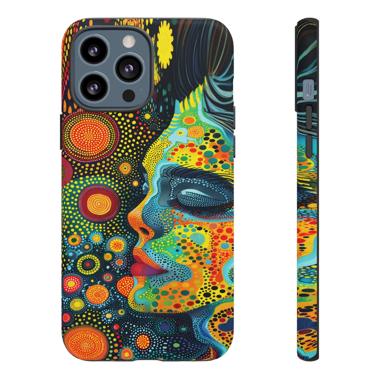 Phone Case, rainbow girl, Artistic design, Tough Case, Colorful whimsical rainbow fantasy design, iPhone 15, 14, 13, 12, 11, Samsung, Pixel