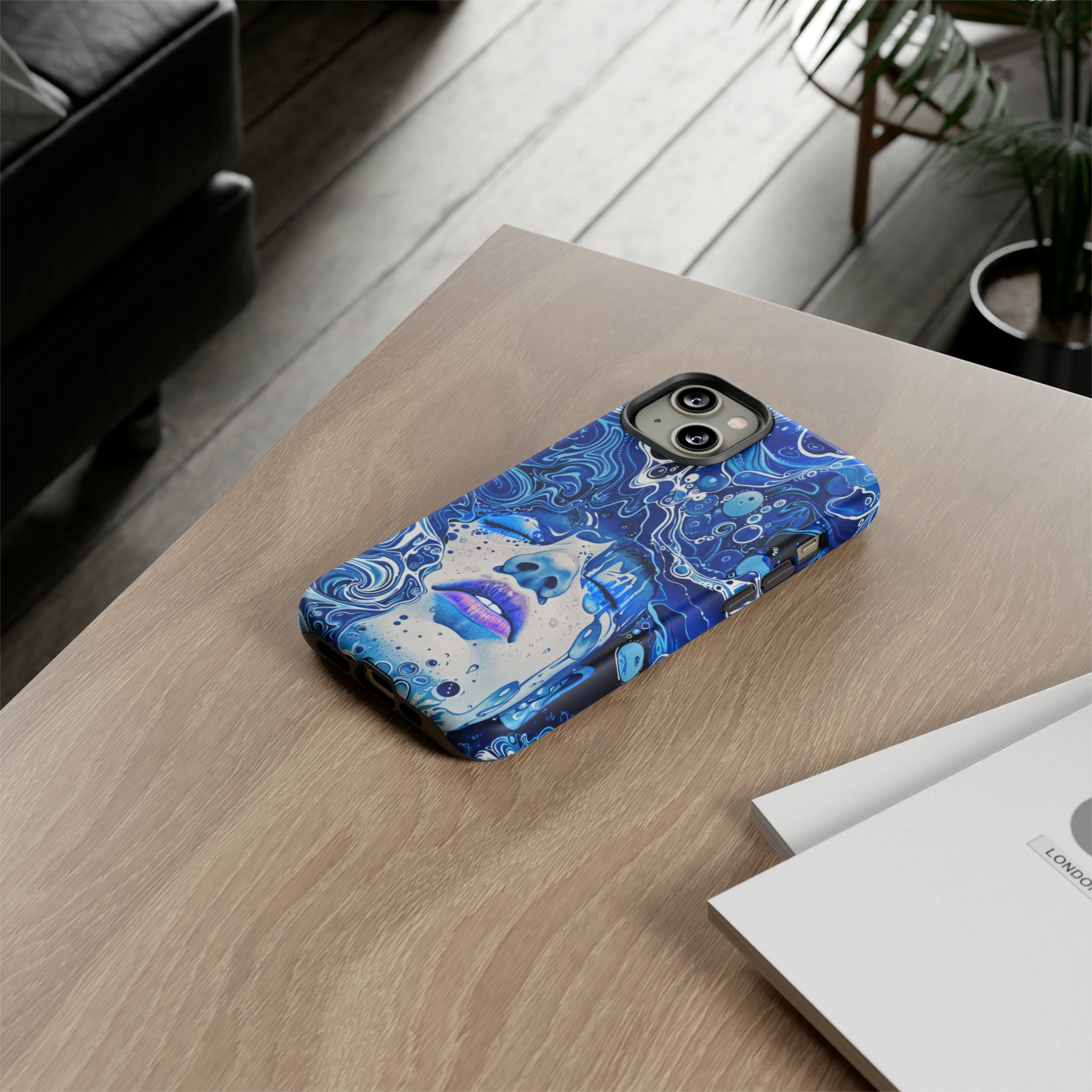 Phone Case, underwater design, Artistic design, Tough Case, Colorful whimsical water fantasy design, iPhone 15, 14, 13, 12, 11, Samsung, Pixel