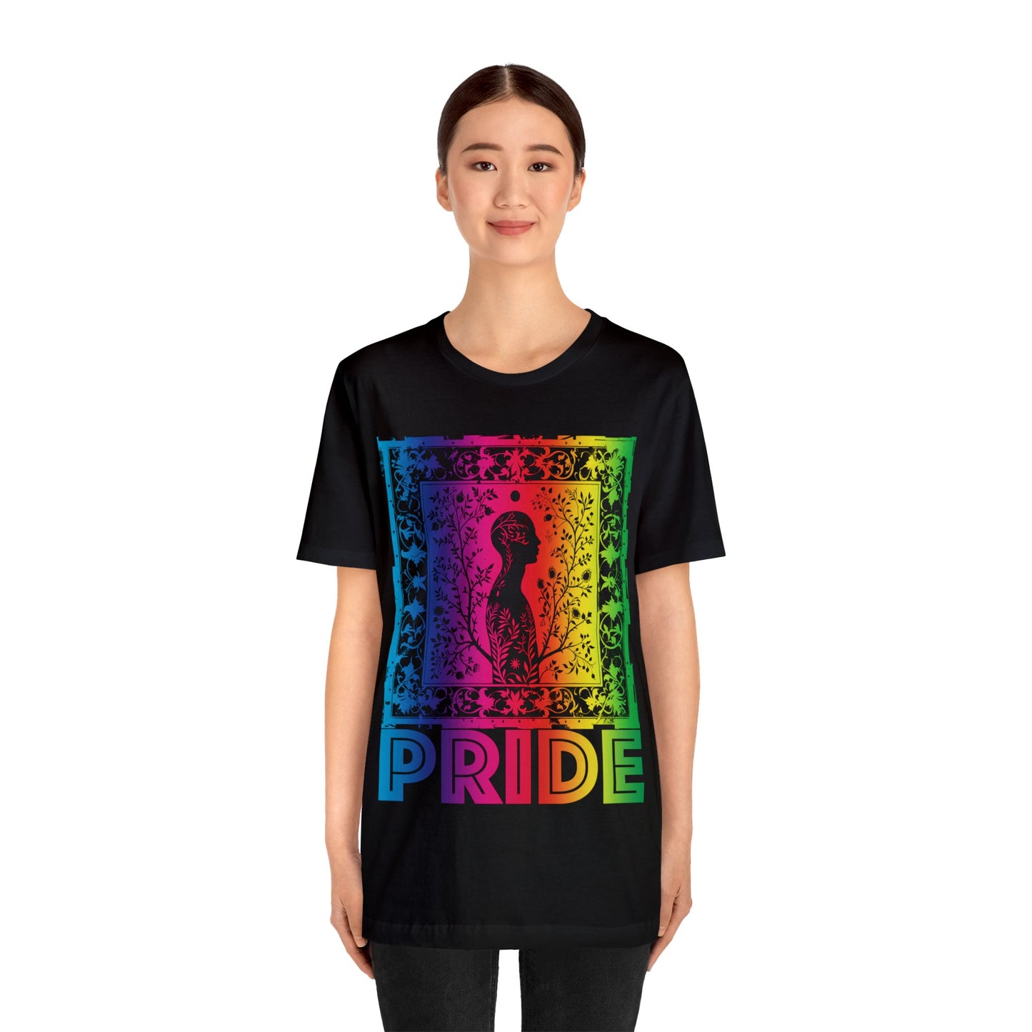 Pride Silhouette in 4 colors Unisex Jersey Short Sleeve Tee