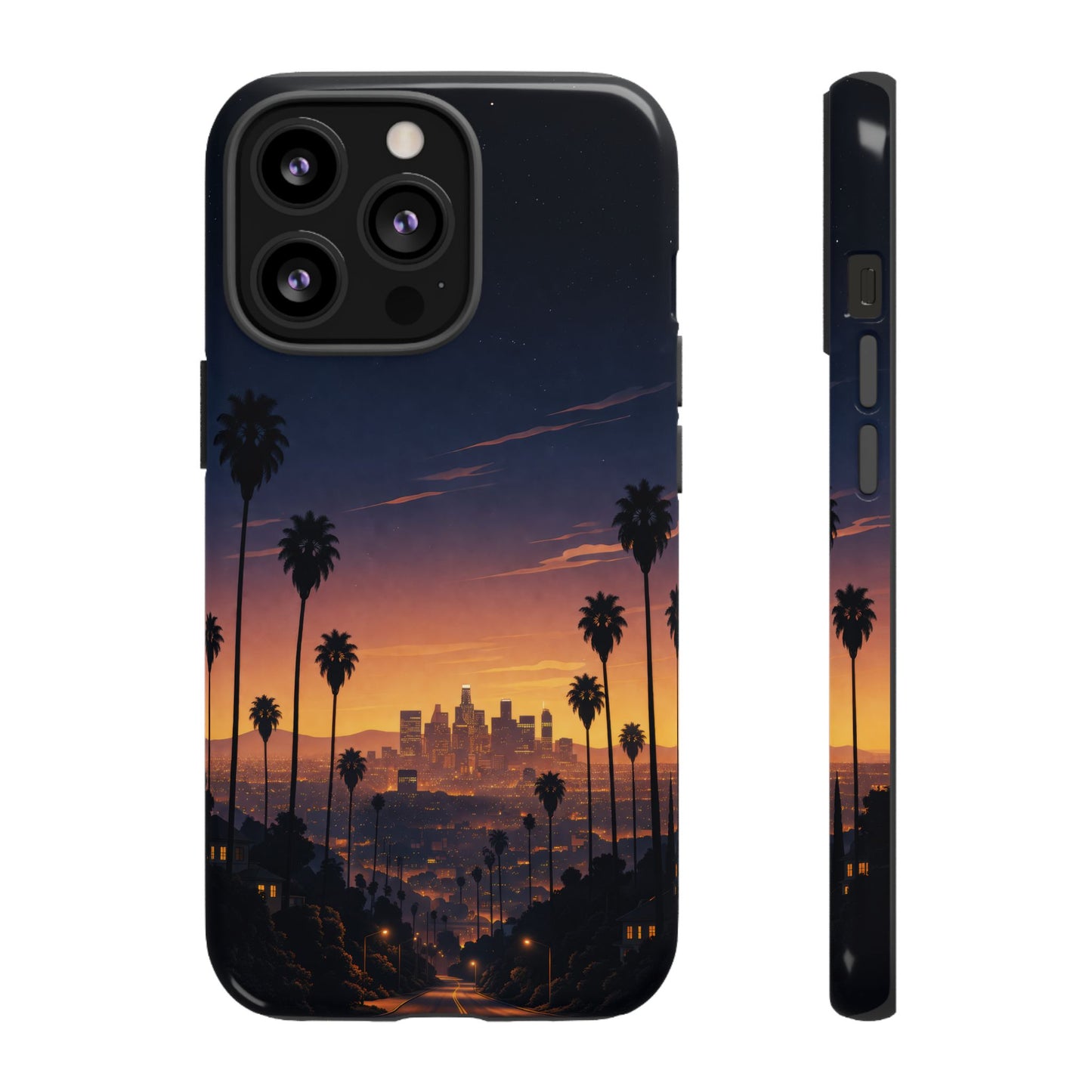 Los Angeles at Sunset Phone Case — Los Angeles Skyline Protective Case