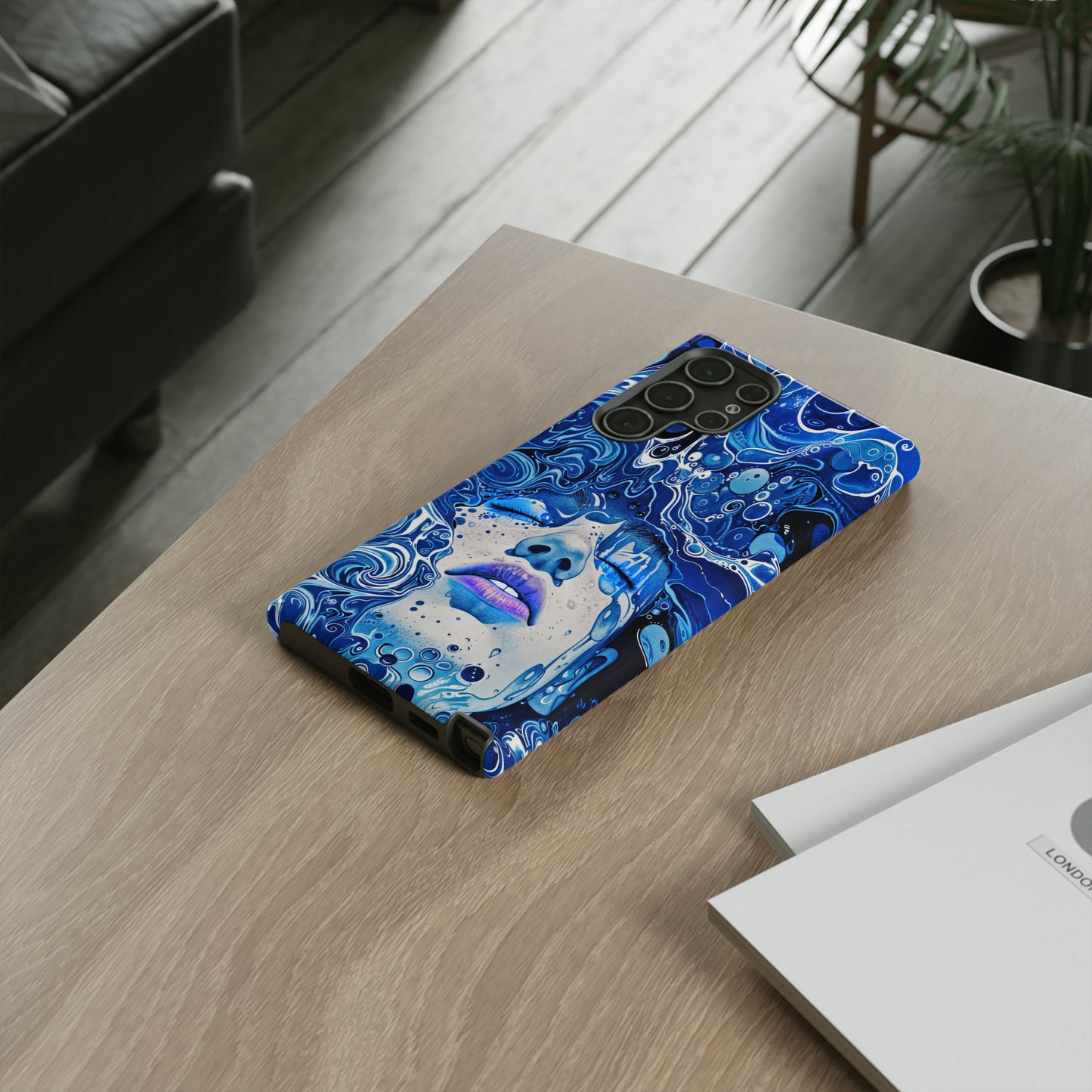 Phone Case, underwater design, Artistic design, Tough Case, Colorful whimsical water fantasy design, iPhone 15, 14, 13, 12, 11, Samsung, Pixel