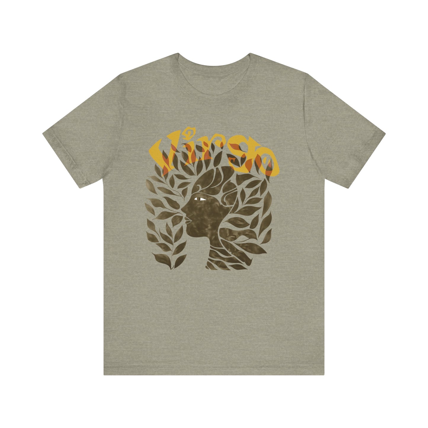 Virgo bronze graphic Unisex Jersey Short Sleeve Tee