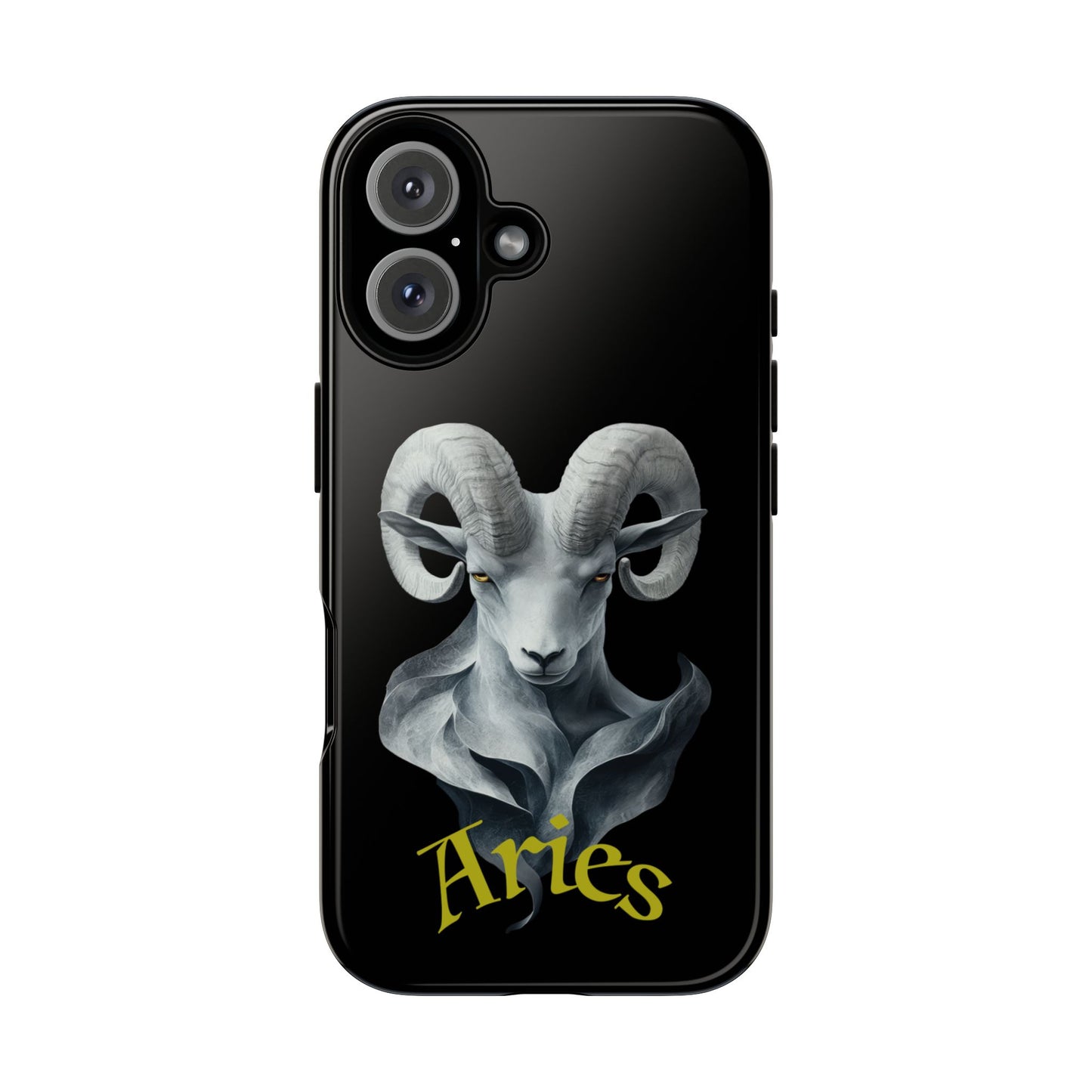 Aries Tough Phone Cases, Artistic Zodiac Phone Cases, premium-quality cases for iPhone, Samsung Galaxy, and Google Pixel devices