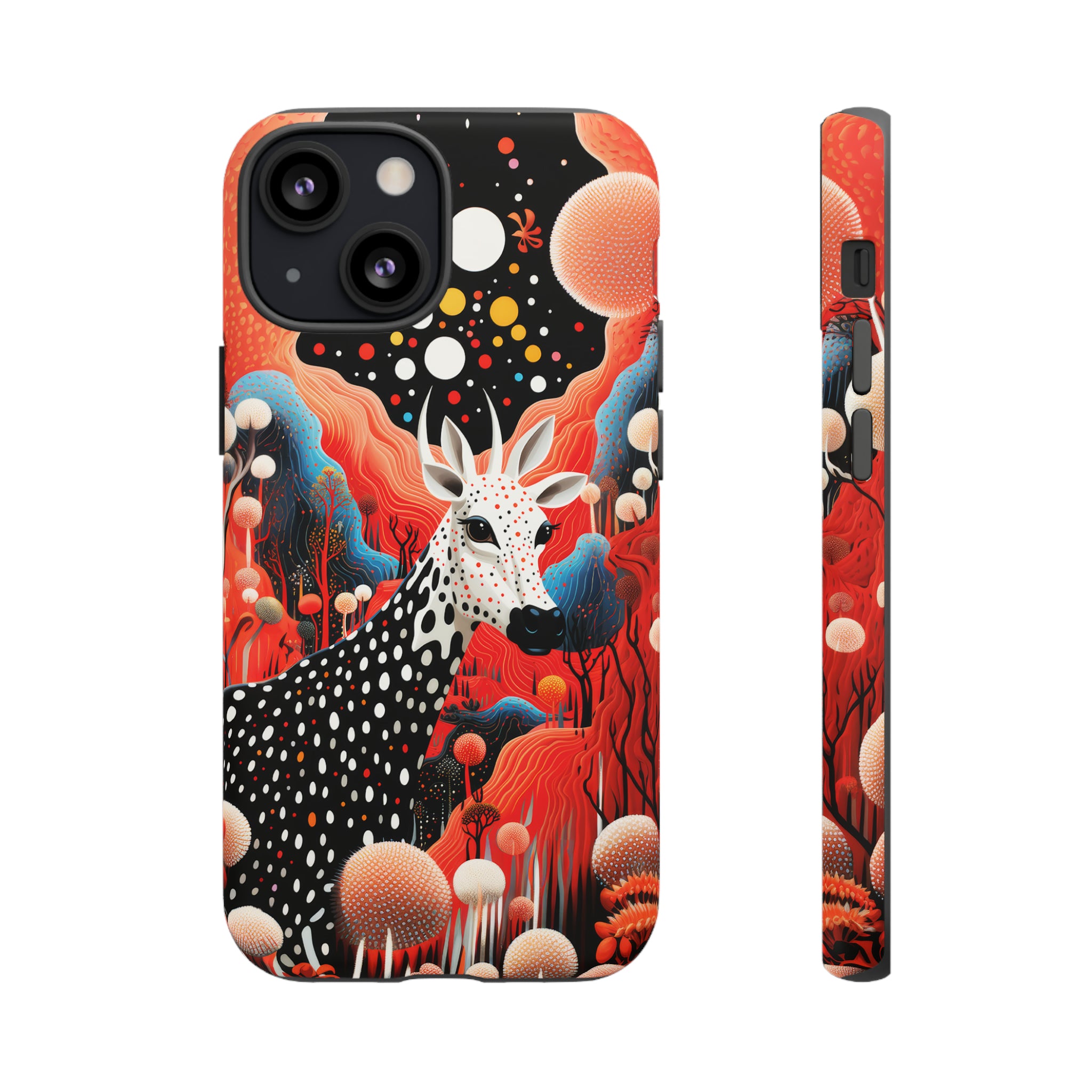 Spotted Elk in the rainbow forest Tough Cases