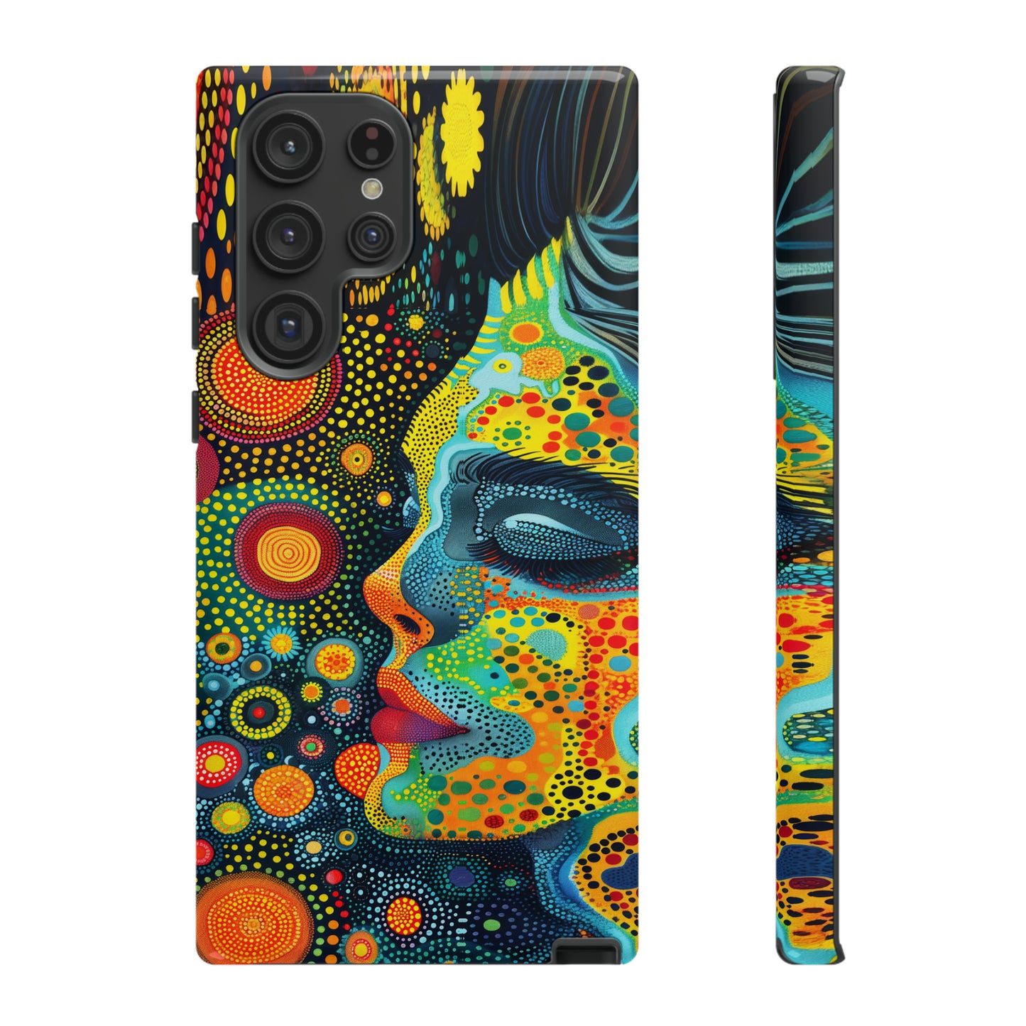 Phone Case, rainbow girl, Artistic design, Tough Case, Colorful whimsical rainbow fantasy design, iPhone 15, 14, 13, 12, 11, Samsung, Pixel