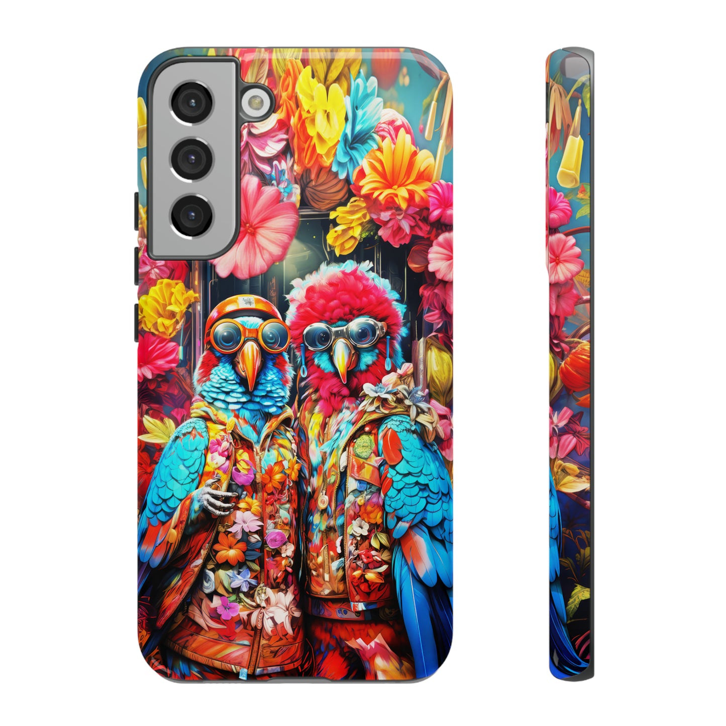 Two hipster parrots Tough Cases