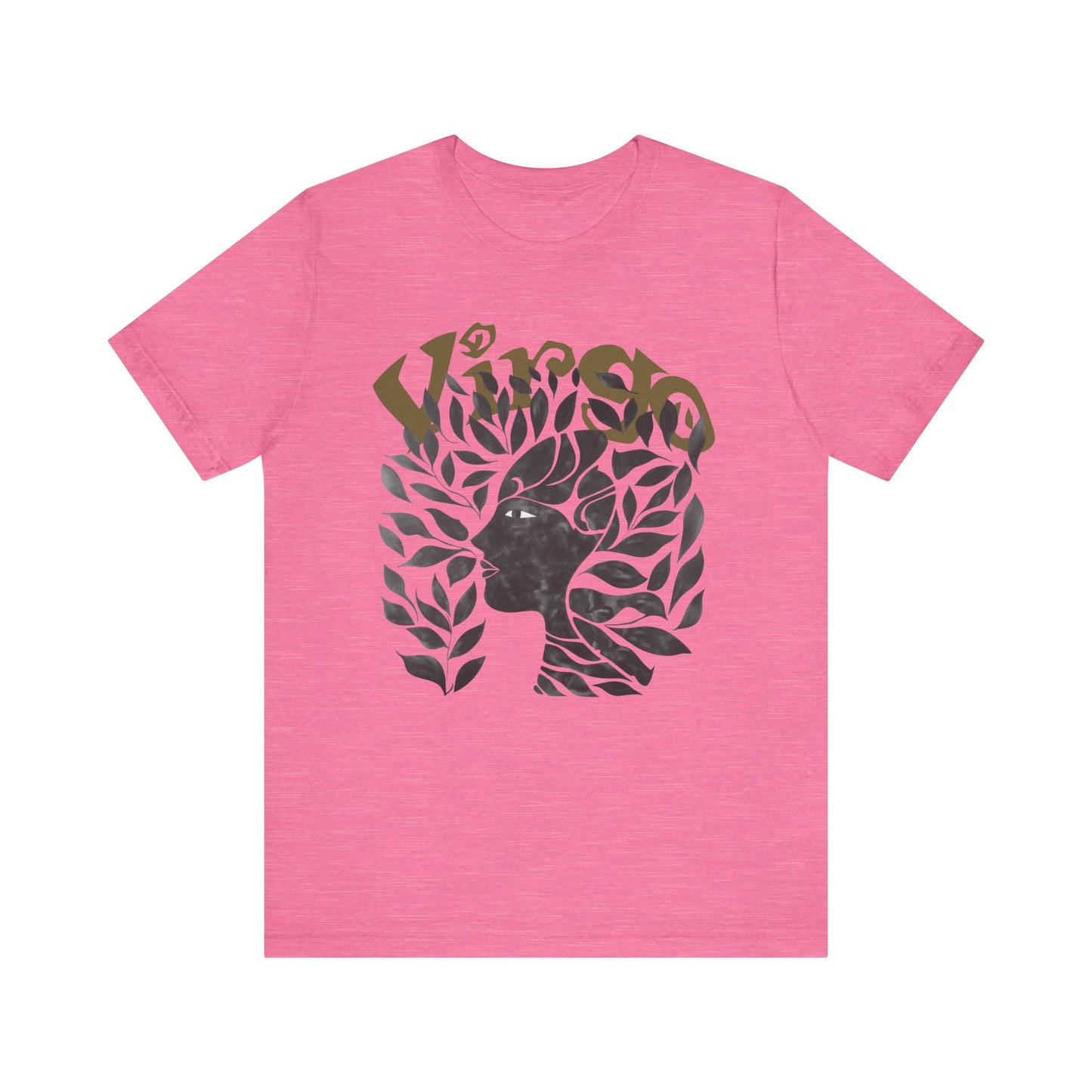 Virgo Black graphic Unisex Jersey Short Sleeve Tee