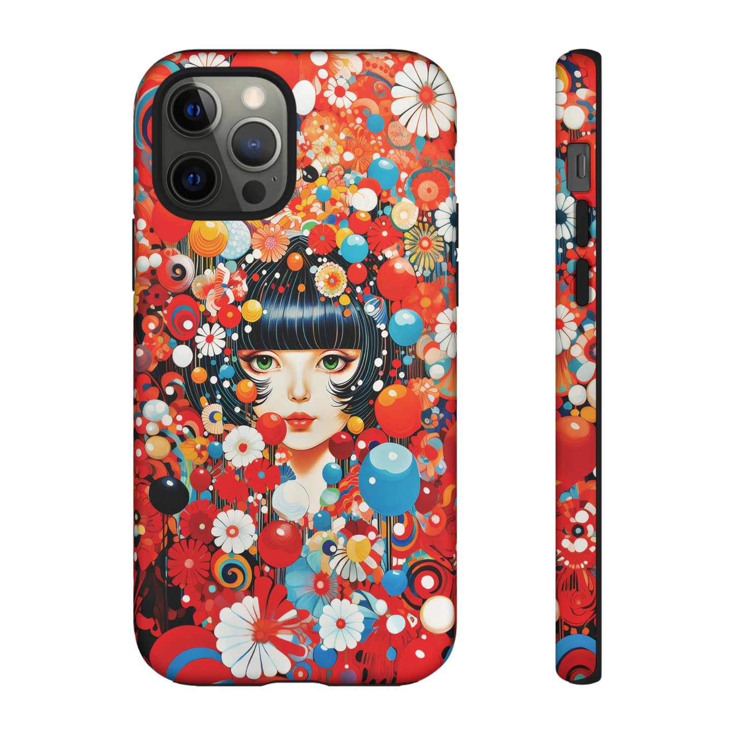 Girl in red blossoms Tough Cases