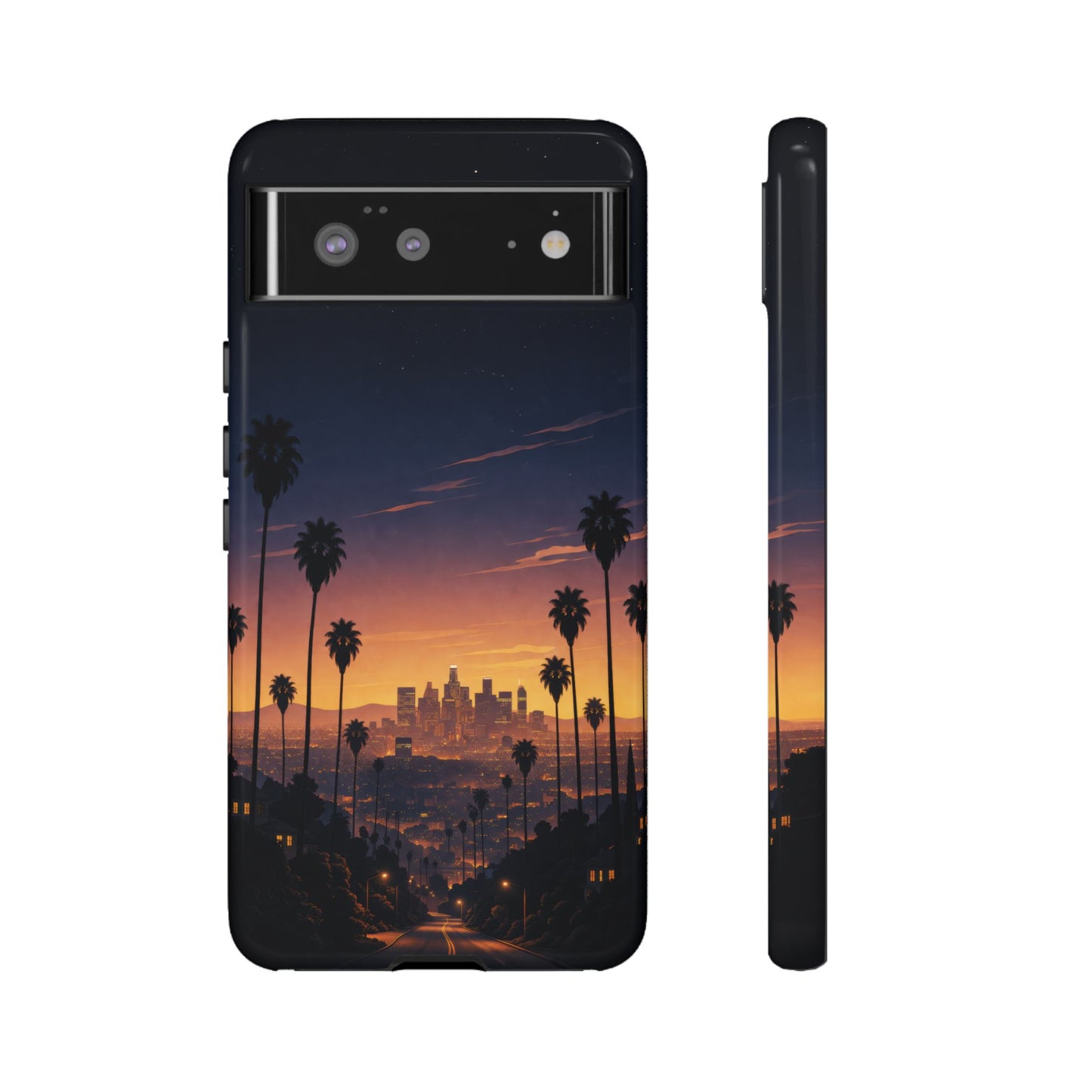 Los Angeles at Sunset Phone Case — Los Angeles Skyline Protective Case