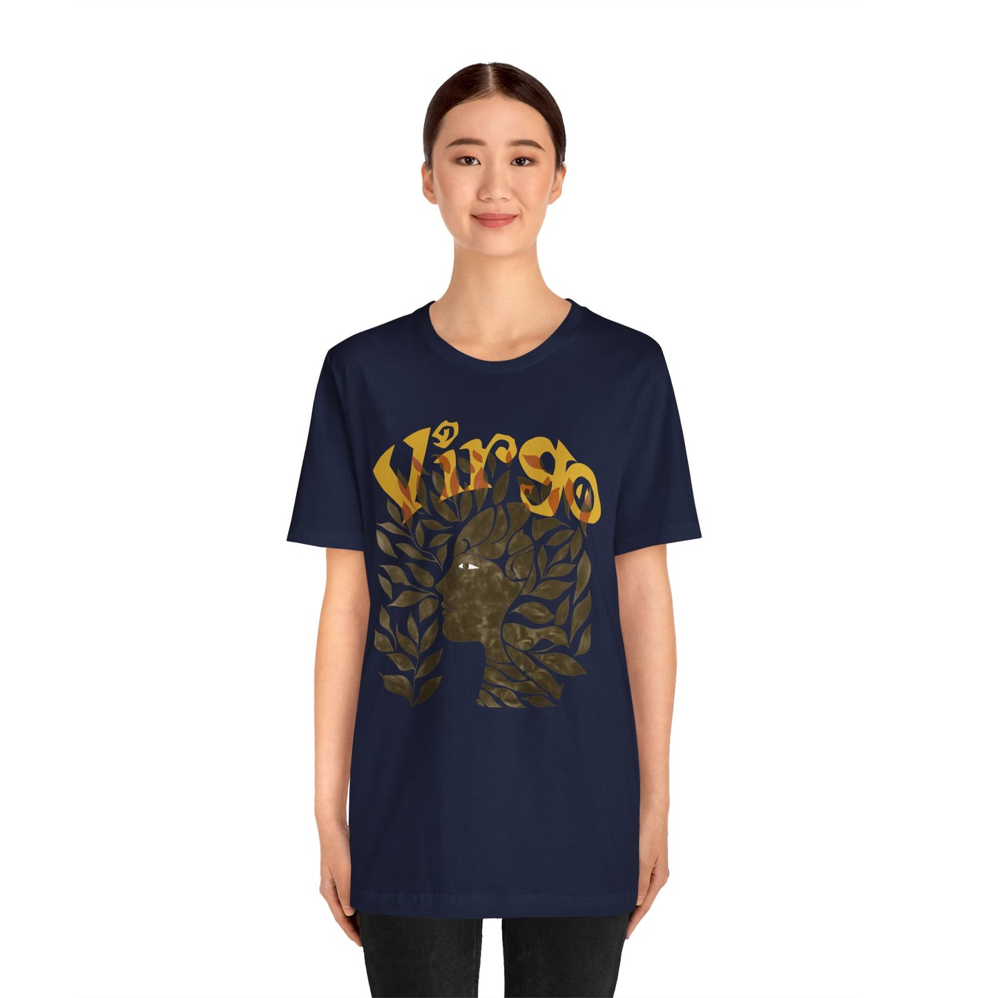 Virgo bronze graphic Unisex Jersey Short Sleeve Tee