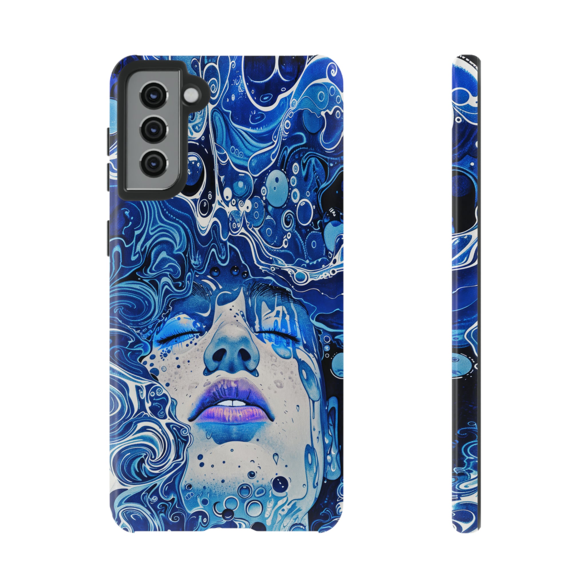 Phone Case, underwater design, Artistic design, Tough Case, Colorful whimsical water fantasy design, iPhone 15, 14, 13, 12, 11, Samsung, Pixel