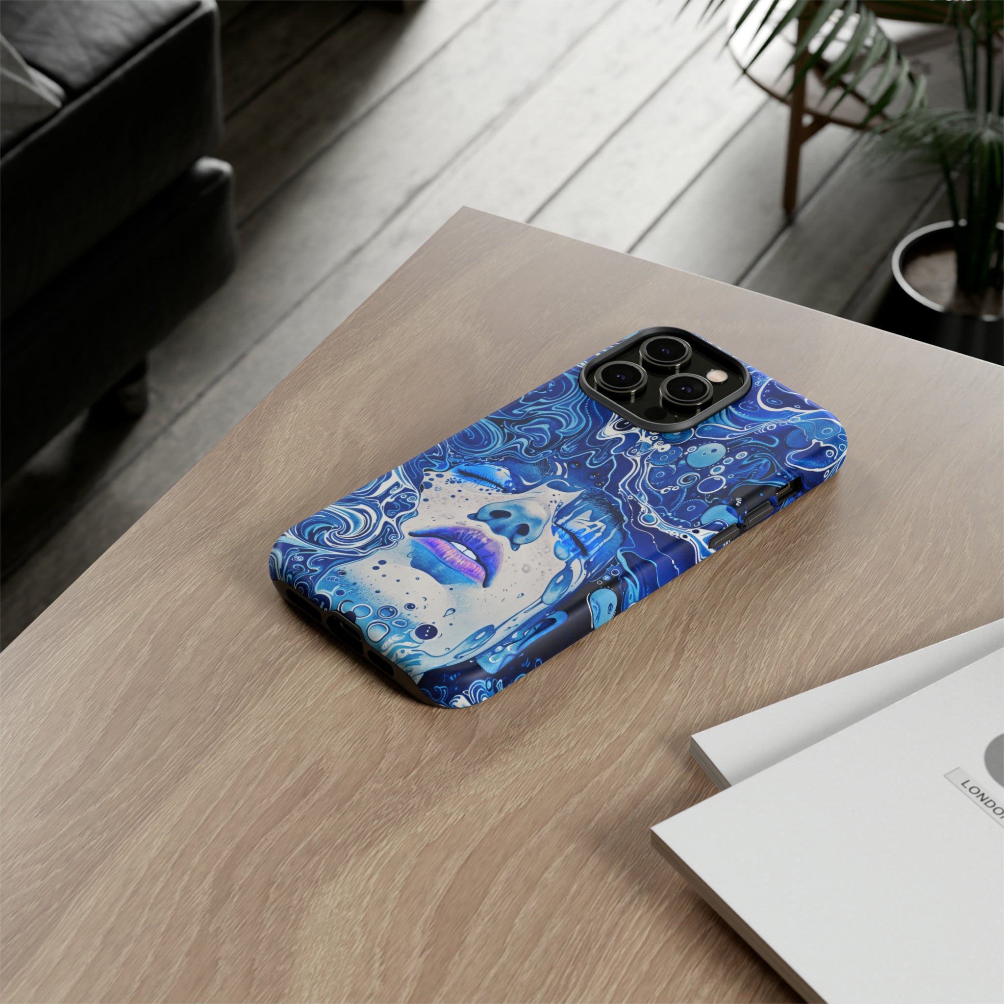 Phone Case, underwater design, Artistic design, Tough Case, Colorful whimsical water fantasy design, iPhone 15, 14, 13, 12, 11, Samsung, Pixel