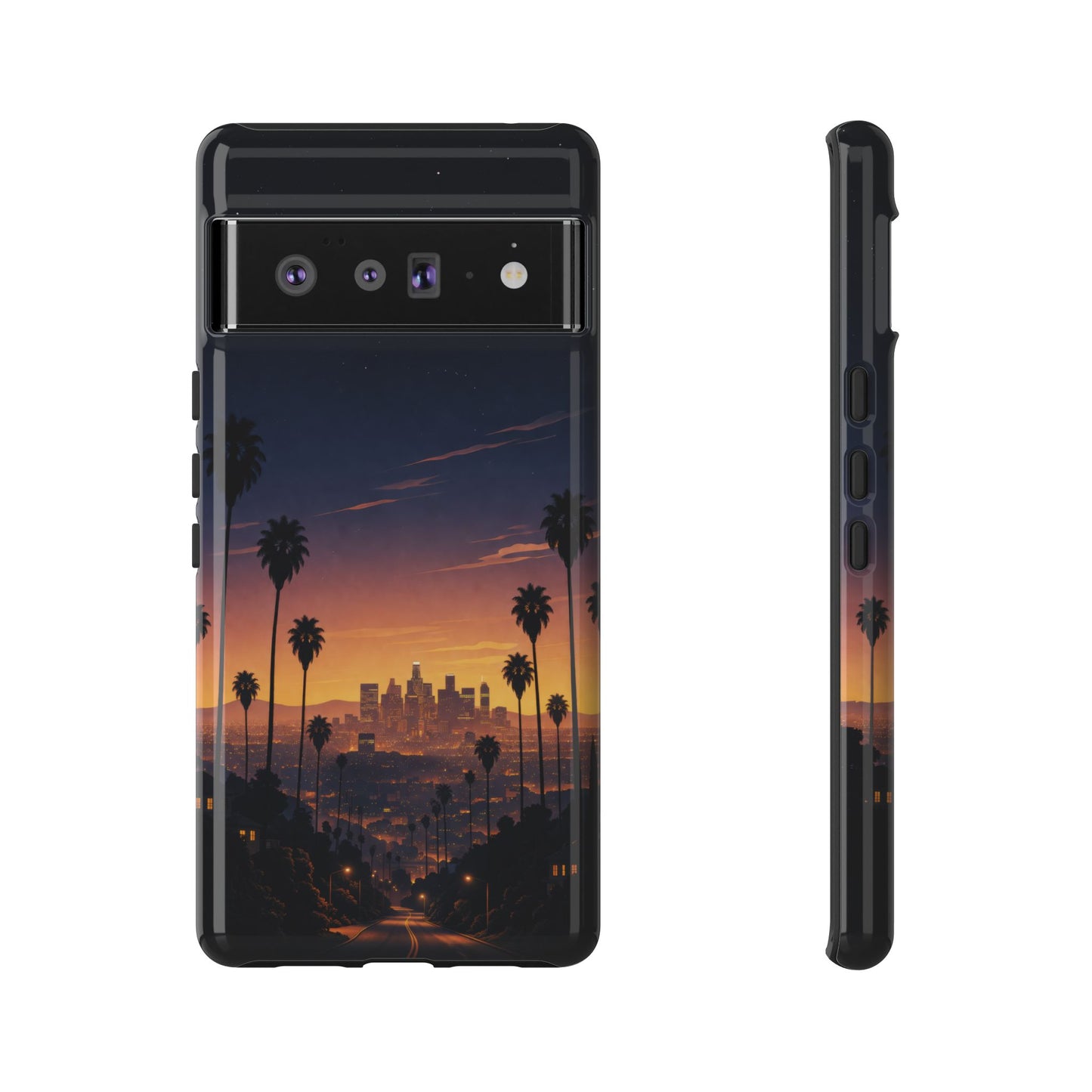 Los Angeles at Sunset Phone Case — Los Angeles Skyline Protective Case