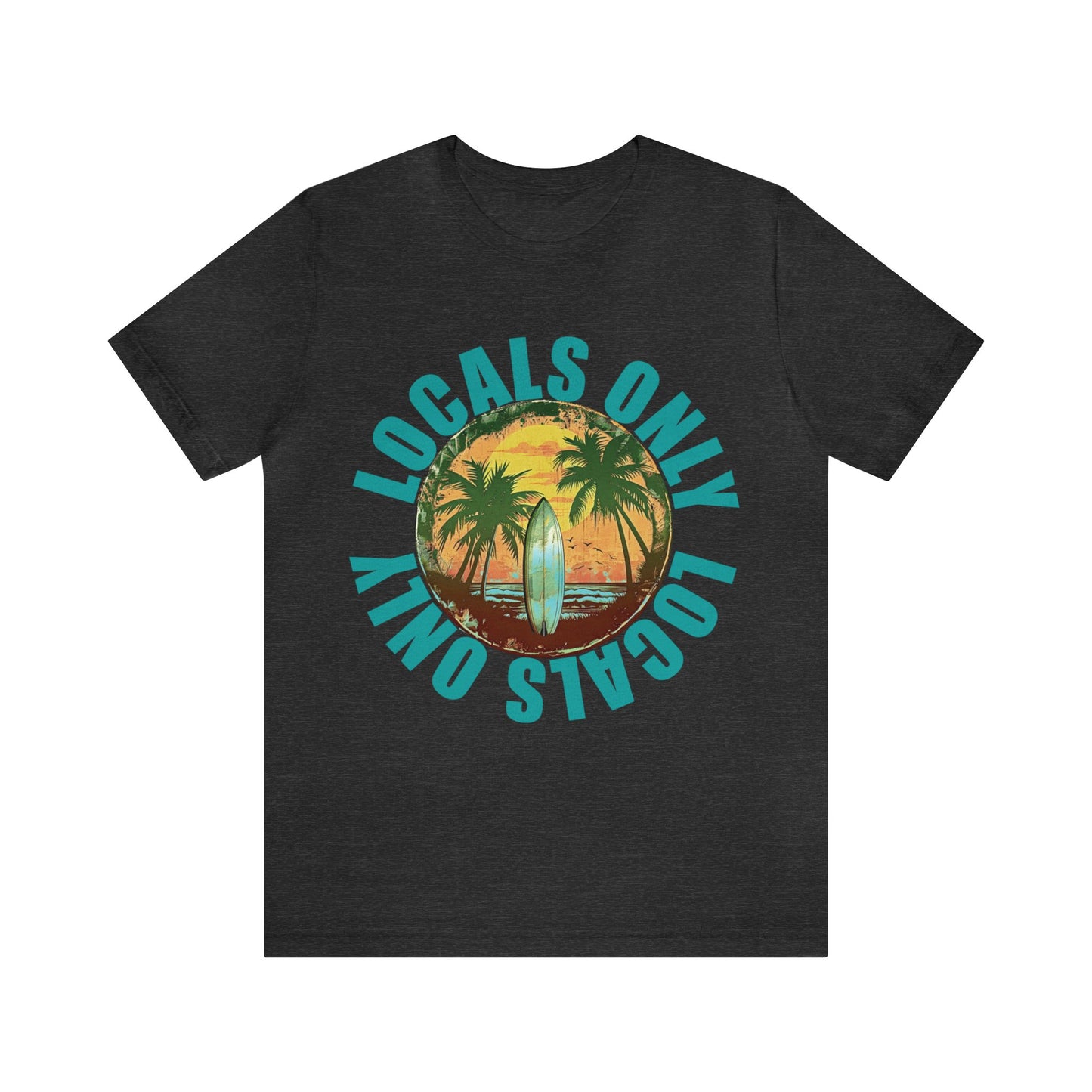 Locals Only stamp Unisex Jersey Short Sleeve Tee