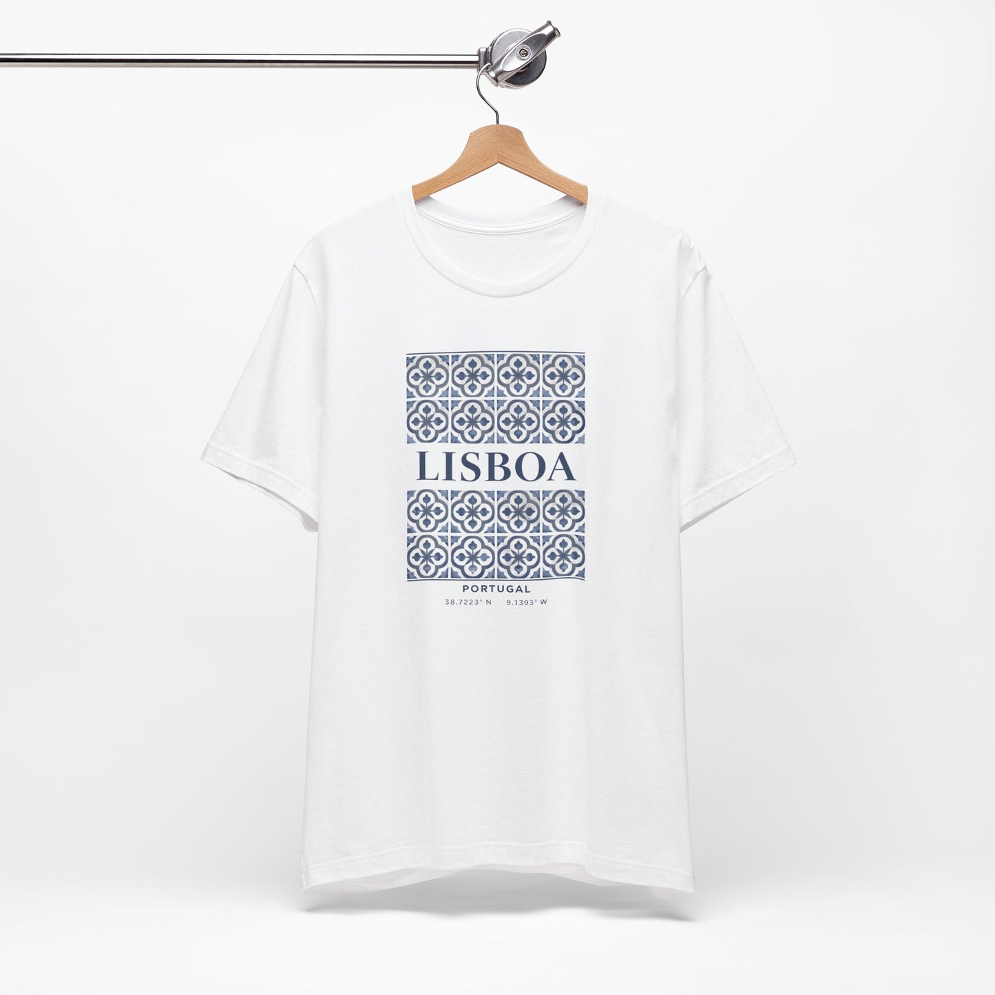 Lisboa Azulejo Tee — Portugal Tile Pattern Unisex T-Shirt