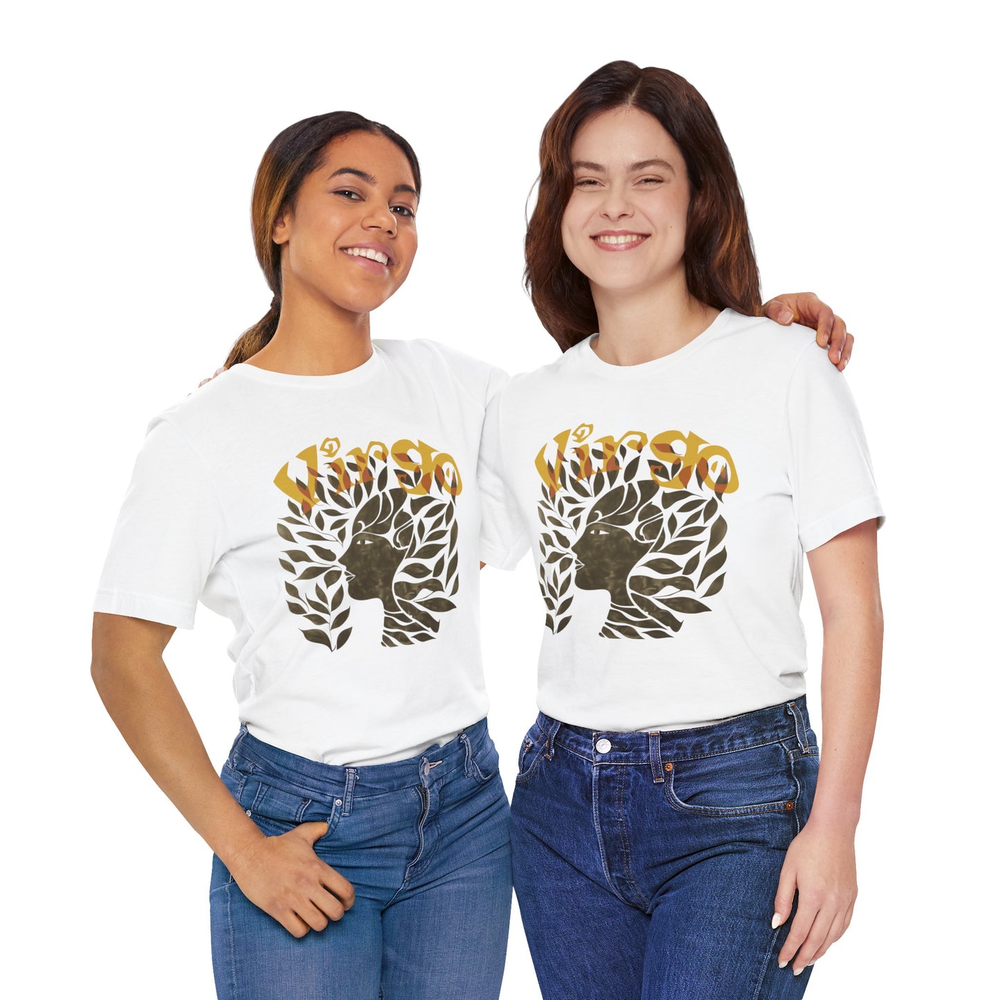 Virgo bronze graphic Unisex Jersey Short Sleeve Tee