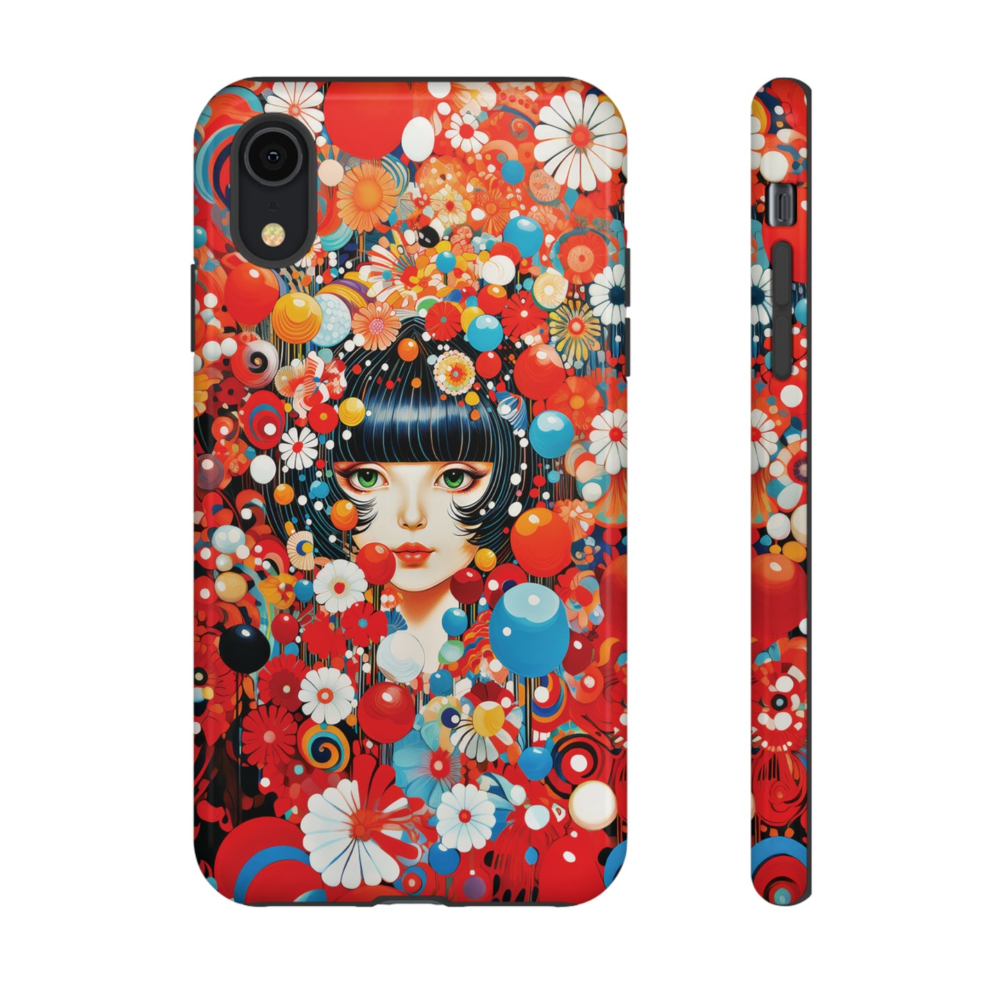 Girl in red blossoms Tough Cases