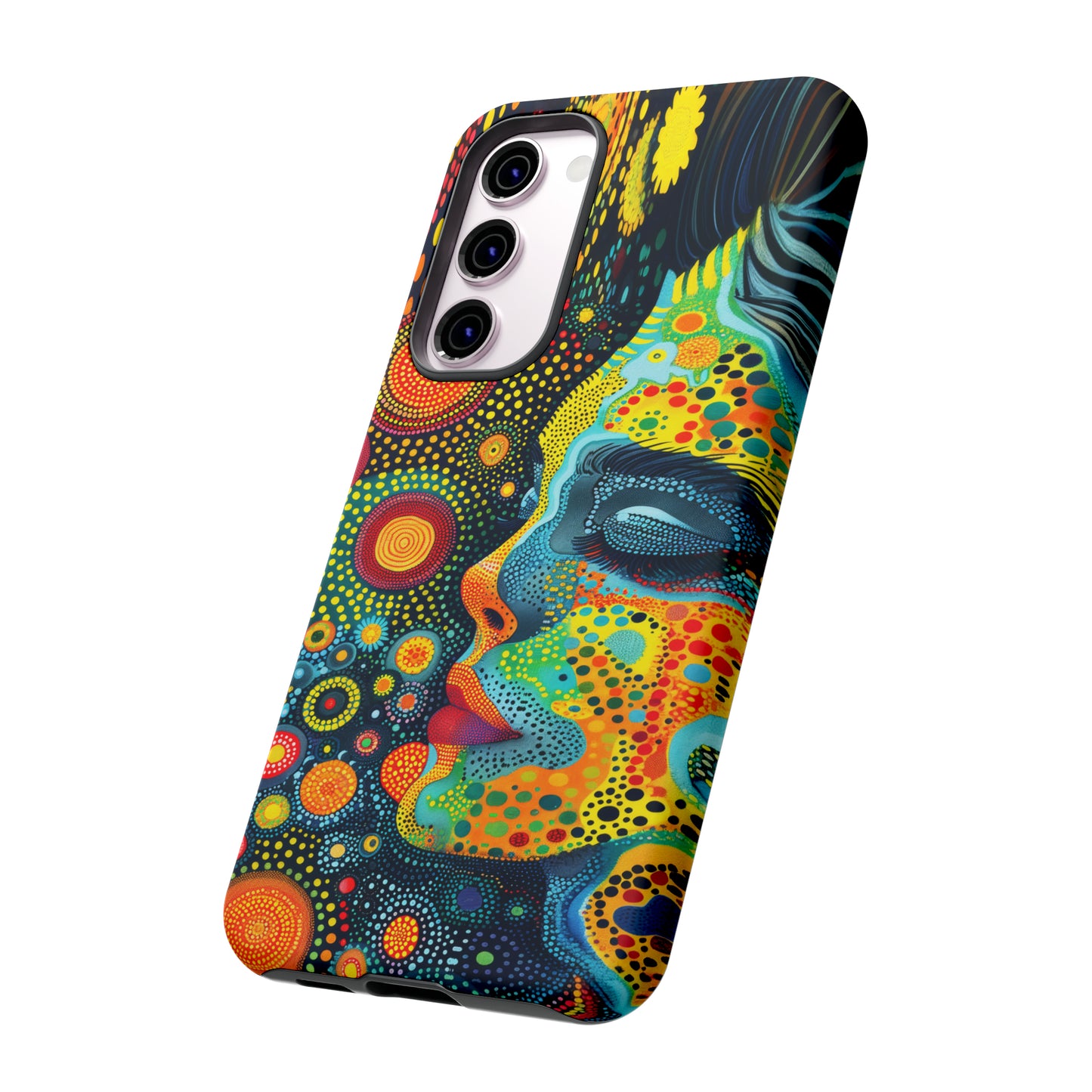 Phone Case, rainbow girl, Artistic design, Tough Case, Colorful whimsical rainbow fantasy design, iPhone 15, 14, 13, 12, 11, Samsung, Pixel