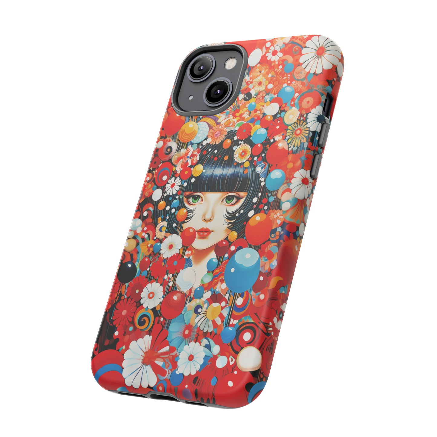 Girl in red blossoms Tough Cases