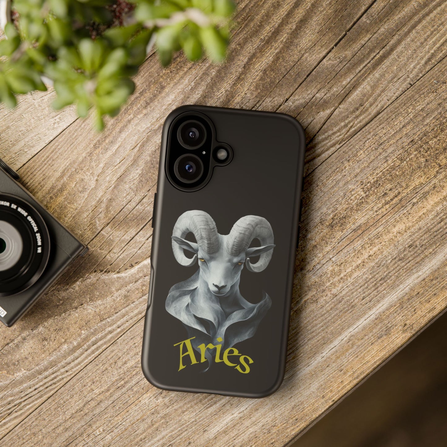 Aries Tough Phone Cases, Artistic Zodiac Phone Cases, premium-quality cases for iPhone, Samsung Galaxy, and Google Pixel devices
