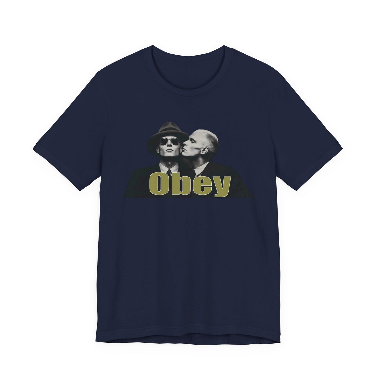 Obey Graphic Tee — Retro Provocative Streetwear T-Shirt, authority commentary shirt