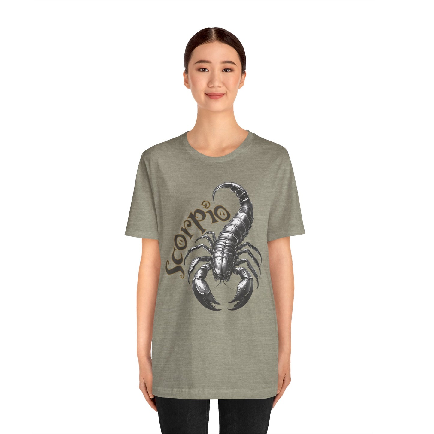 Scorpio Black & white Unisex Jersey Short Sleeve Tee