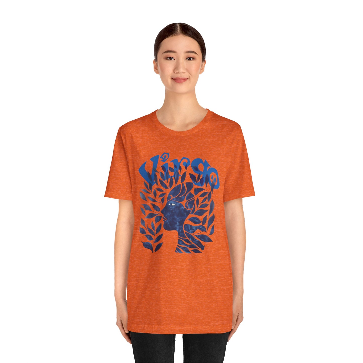 Virgo blue graphic Unisex Jersey Short Sleeve Tee