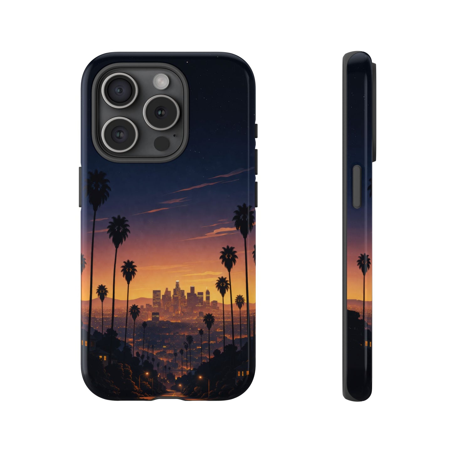 Los Angeles at Sunset Phone Case — Los Angeles Skyline Protective Case