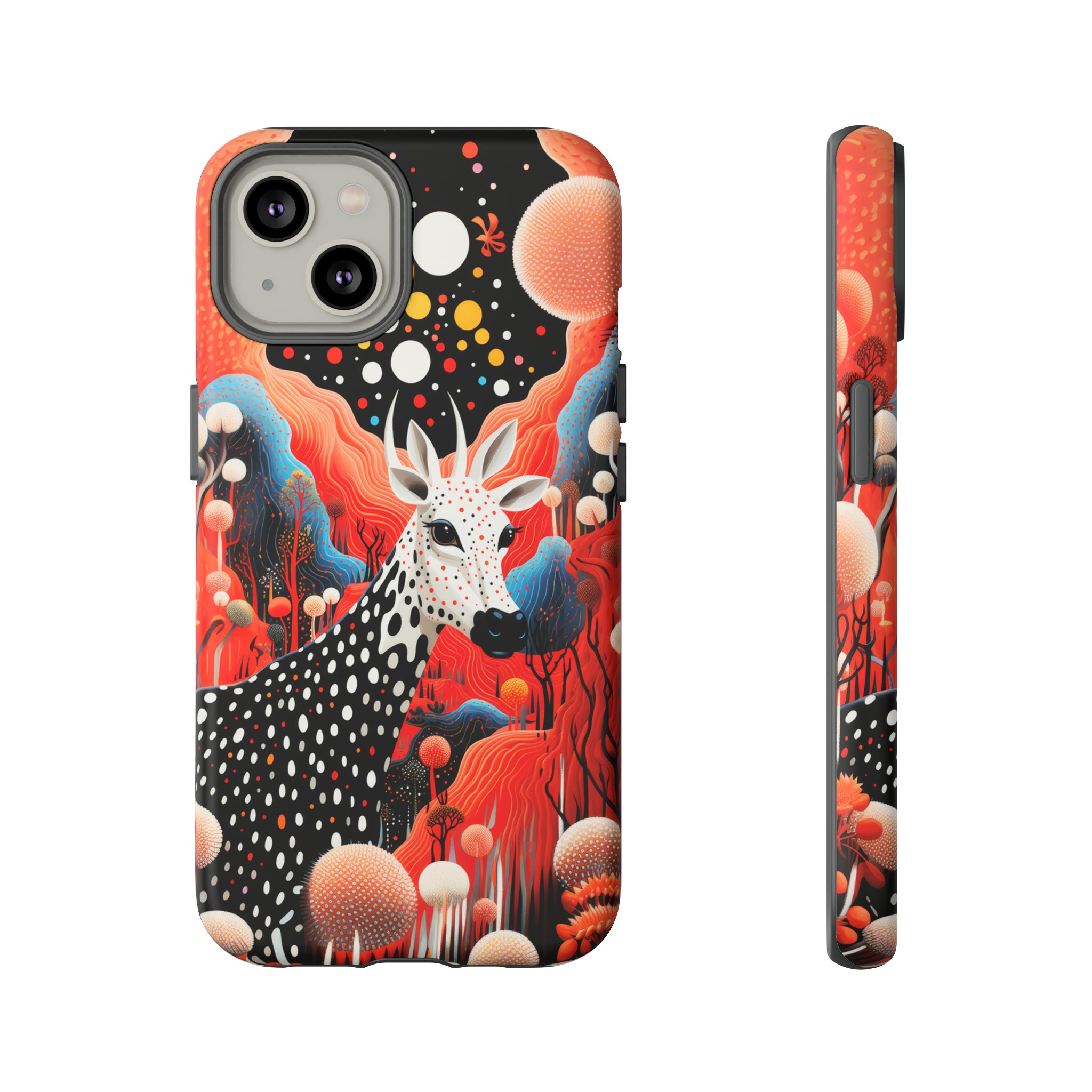 Spotted Elk in the rainbow forest Tough Cases