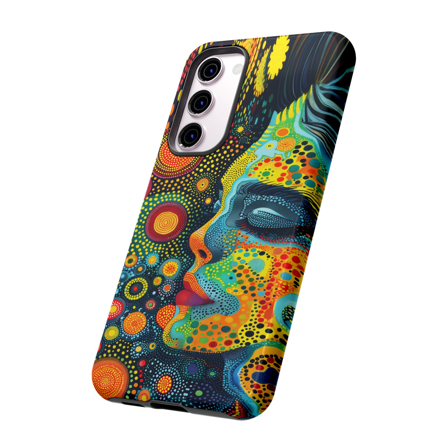 Phone Case, rainbow girl, Artistic design, Tough Case, Colorful whimsical rainbow fantasy design, iPhone 15, 14, 13, 12, 11, Samsung, Pixel