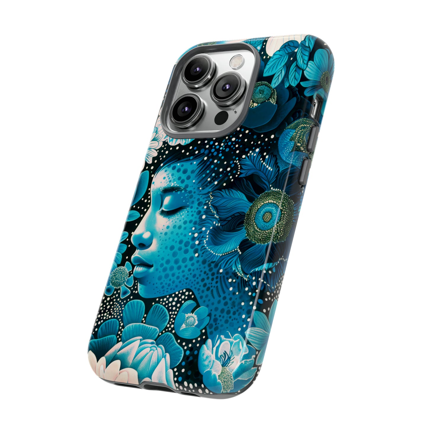Girl in blue Tough Cases
