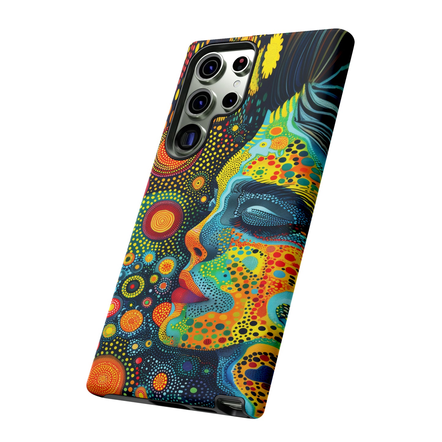 Phone Case, rainbow girl, Artistic design, Tough Case, Colorful whimsical rainbow fantasy design, iPhone 15, 14, 13, 12, 11, Samsung, Pixel