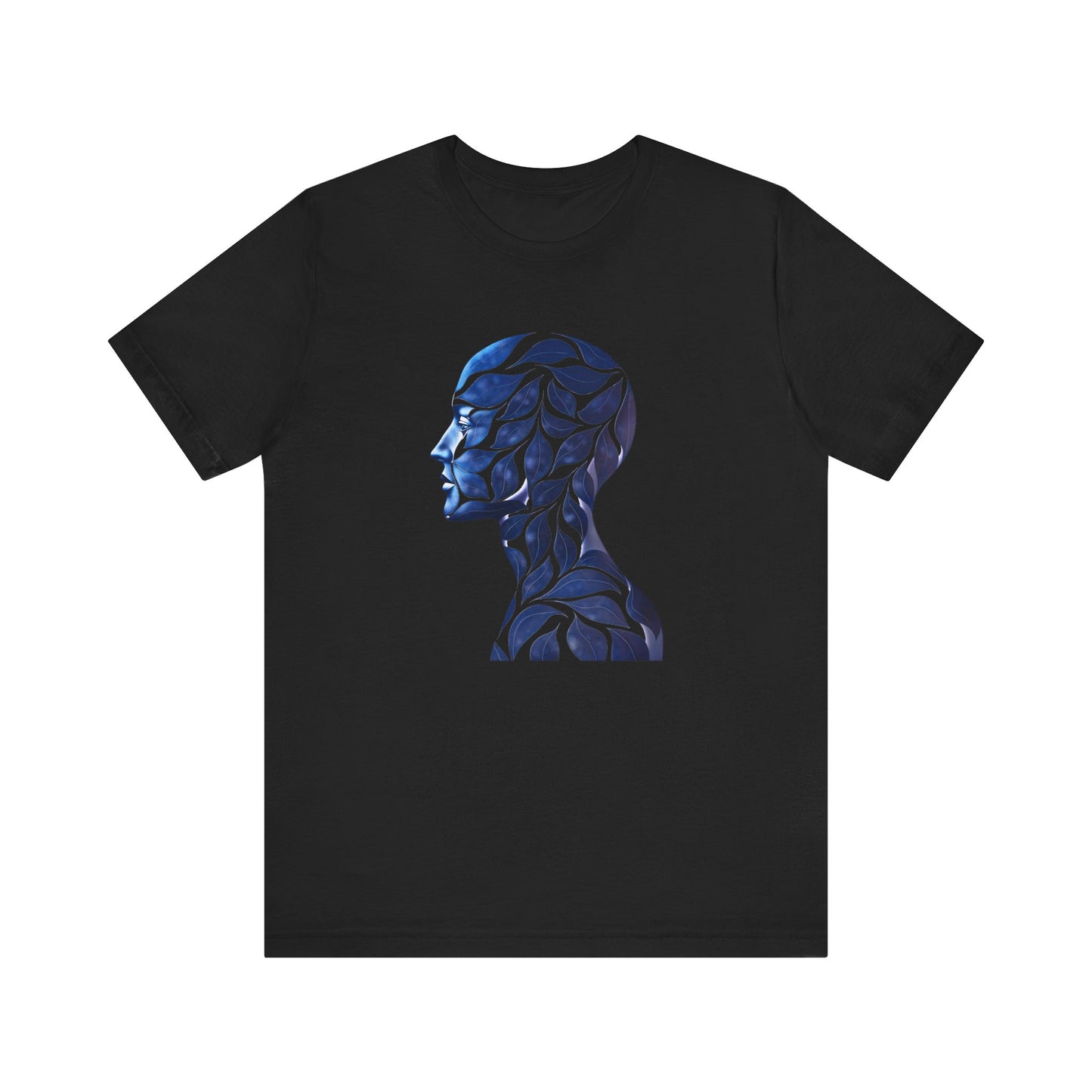 Artistic Profile Tee, Unisex Graphic T-Shirt, Unique Casual Wear, Gift for Art Lovers, Summer Wardrobe Essential