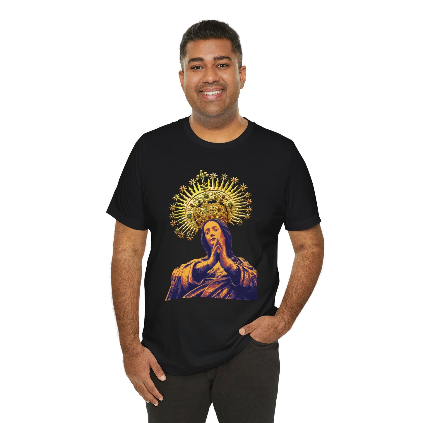 Faith-Inspired Unisex Jersey Tee with Holy Design