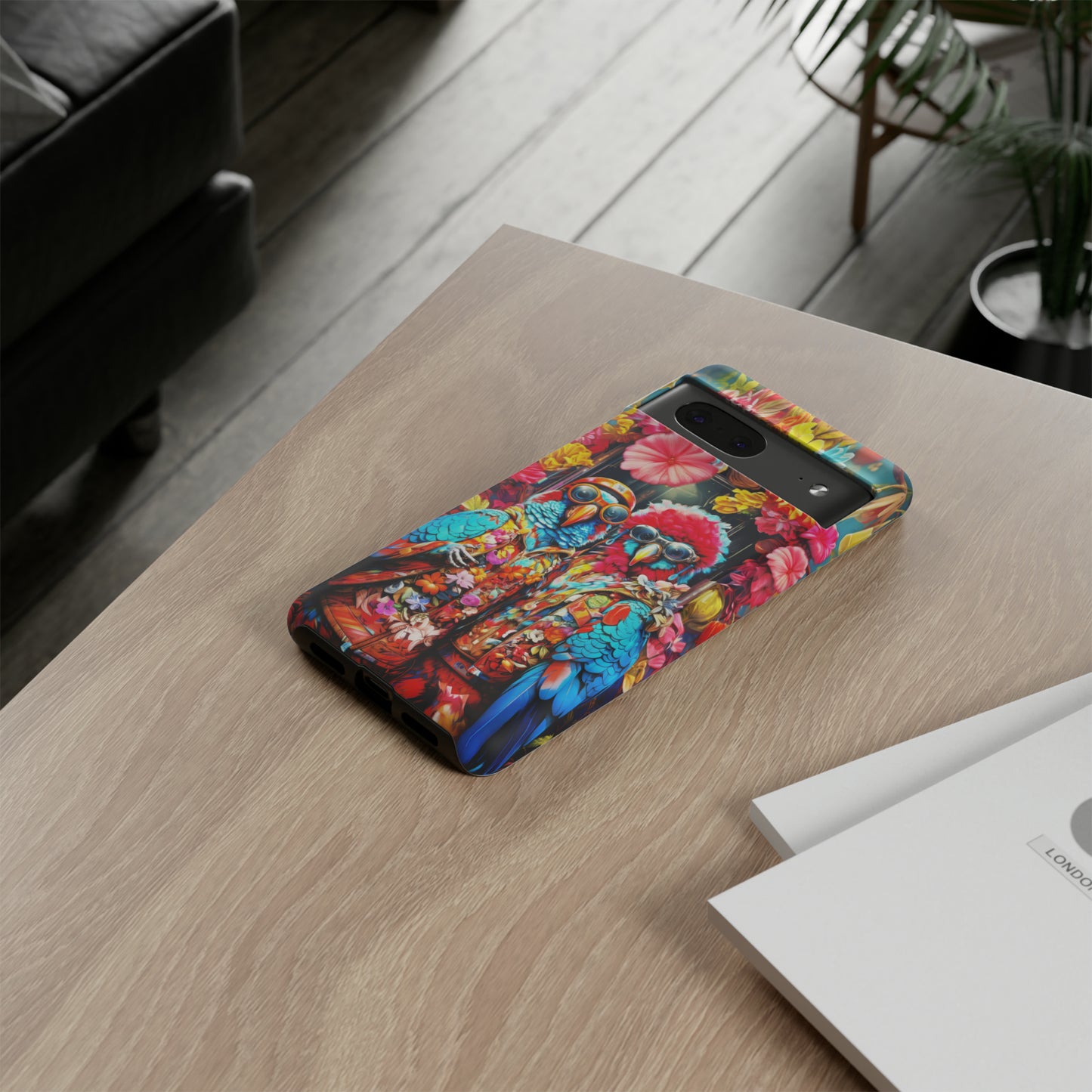 Two hipster parrots Tough Cases