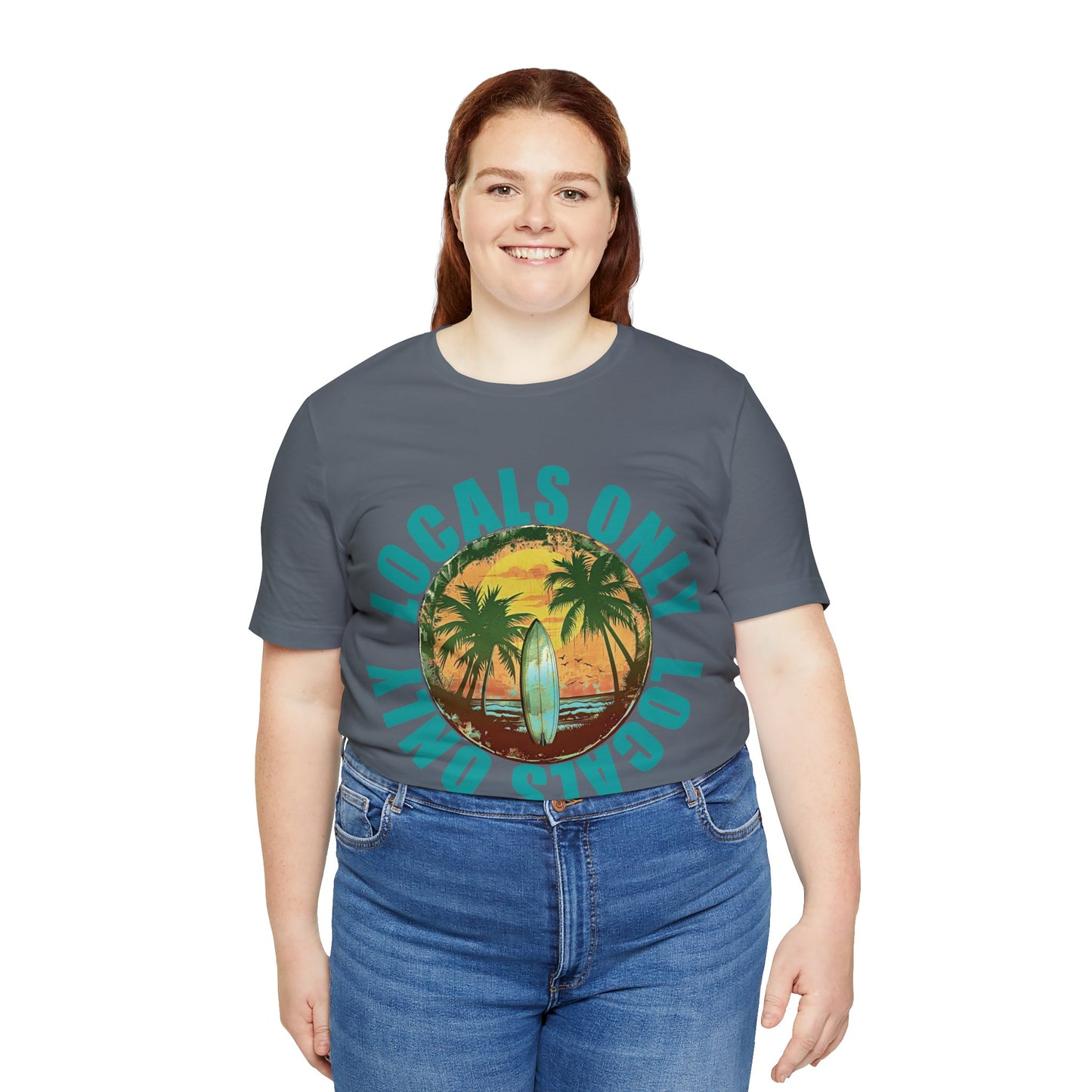 Locals Only stamp Unisex Jersey Short Sleeve Tee