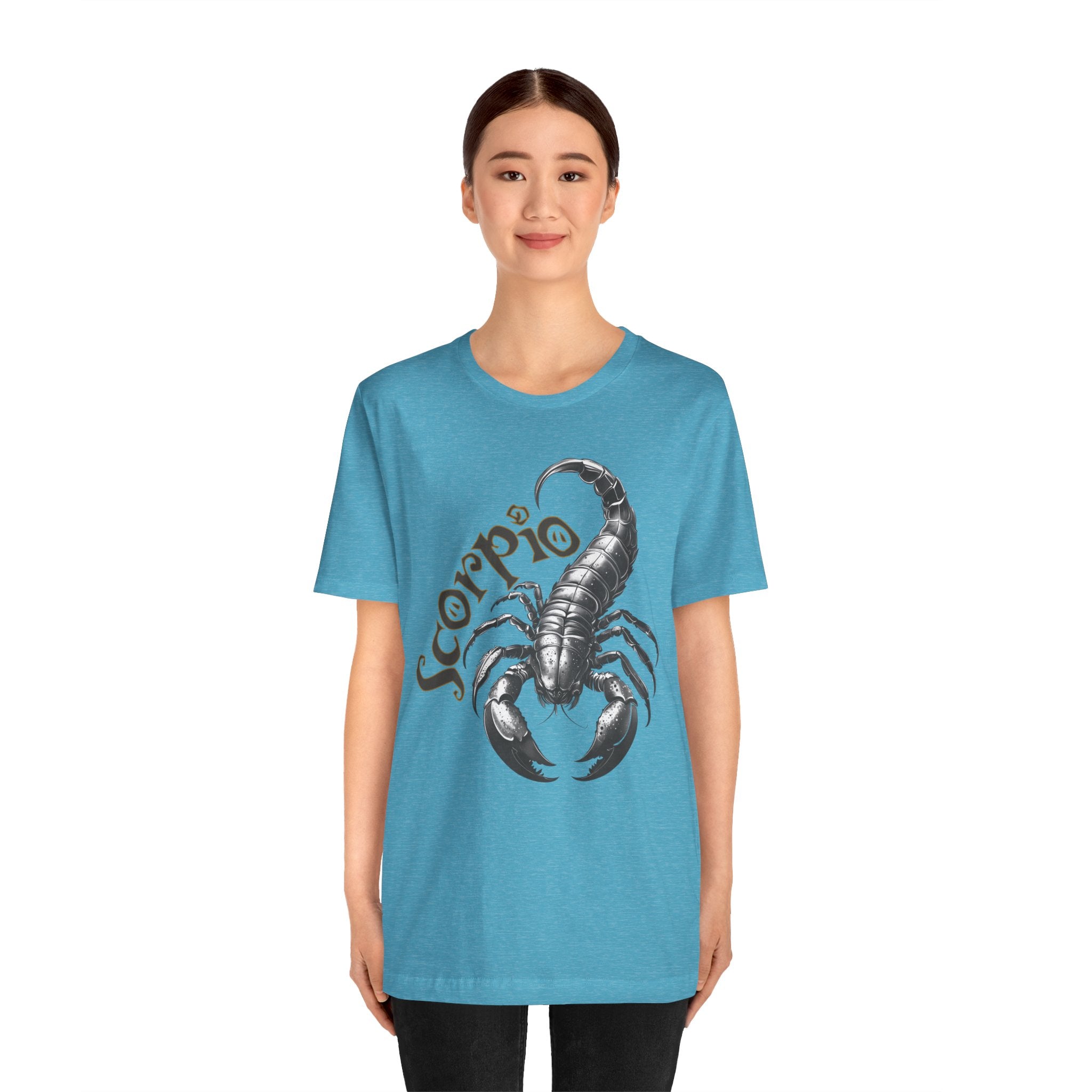 Scorpio Black & white Unisex Jersey Short Sleeve Tee