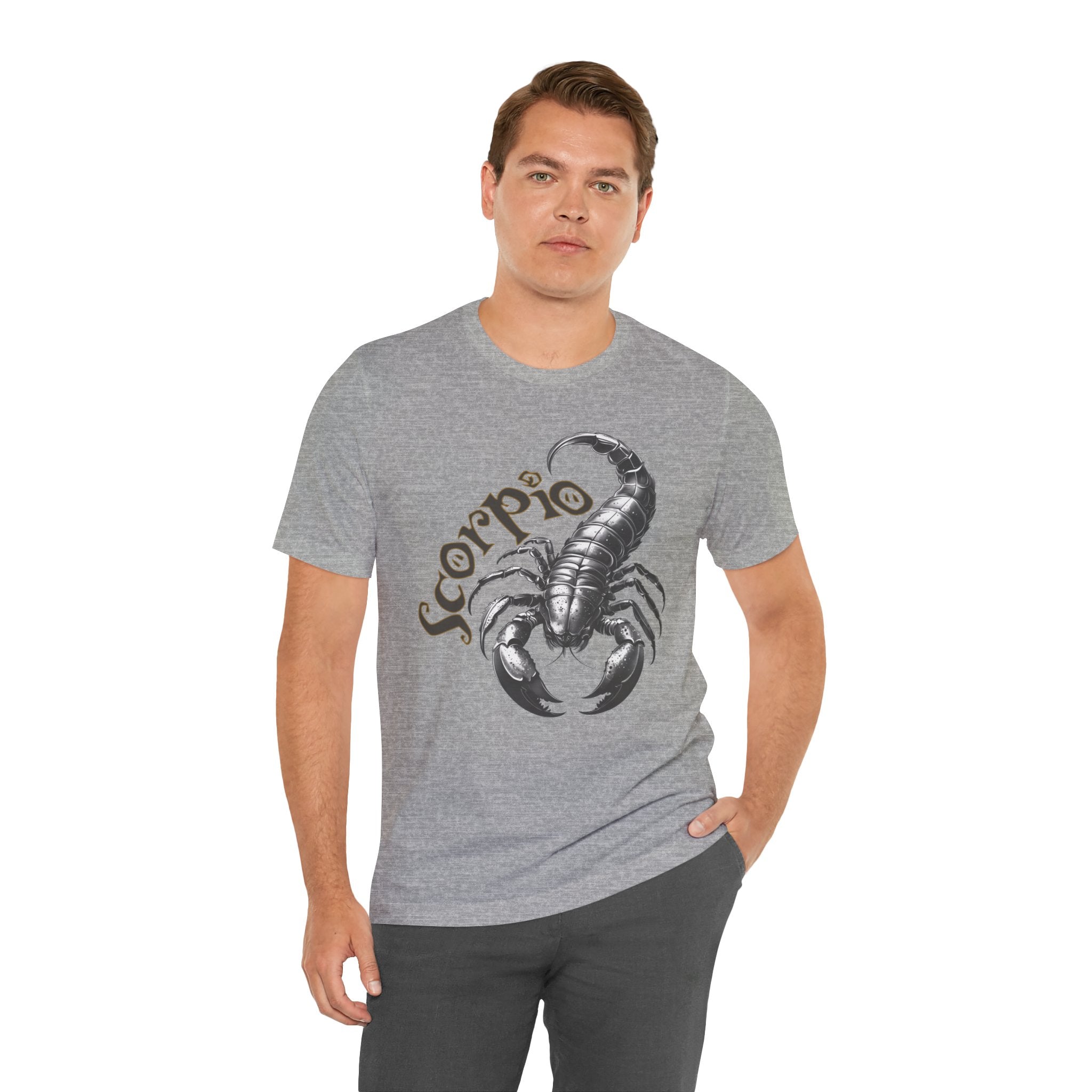 Scorpio Black & white Unisex Jersey Short Sleeve Tee