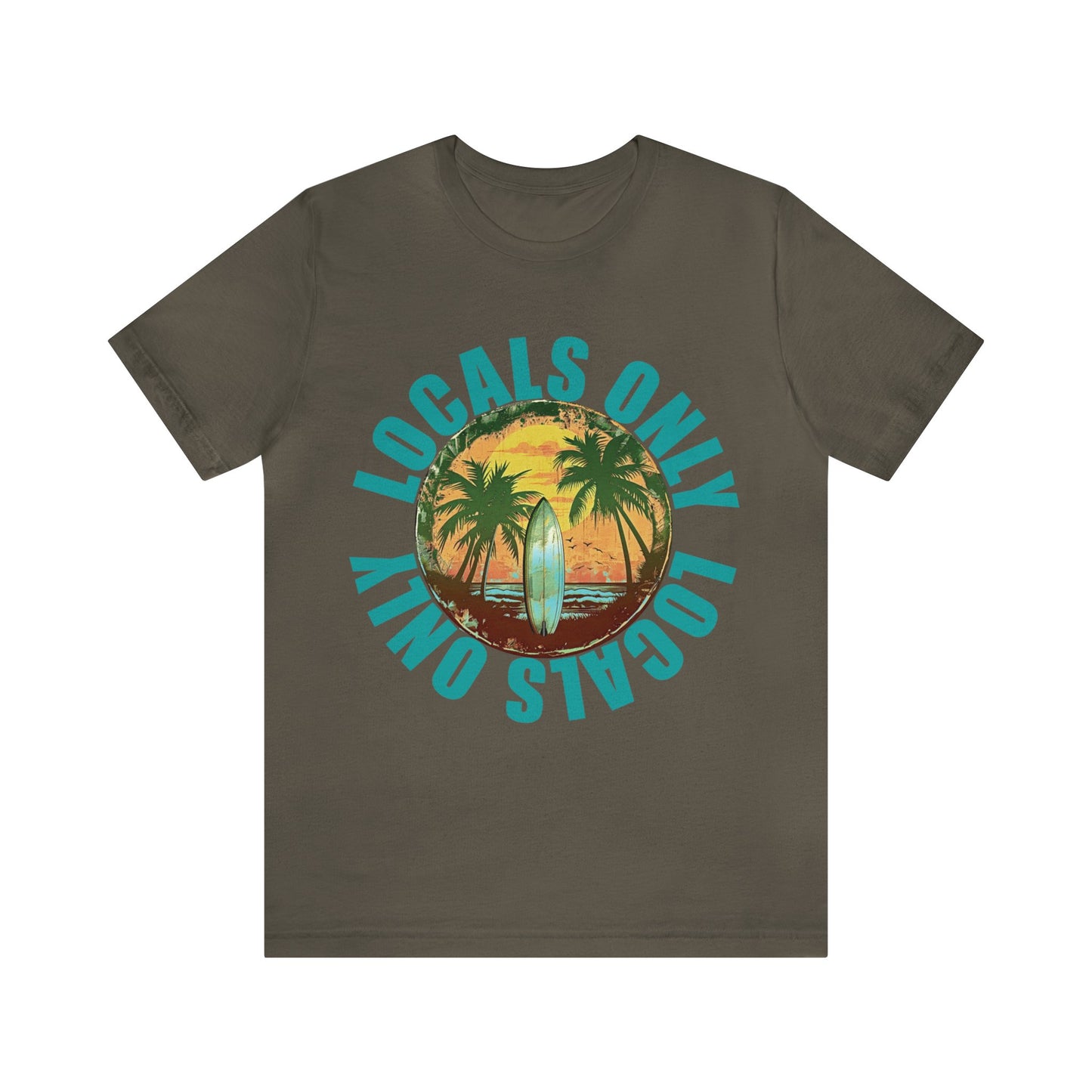 Locals Only stamp Unisex Jersey Short Sleeve Tee