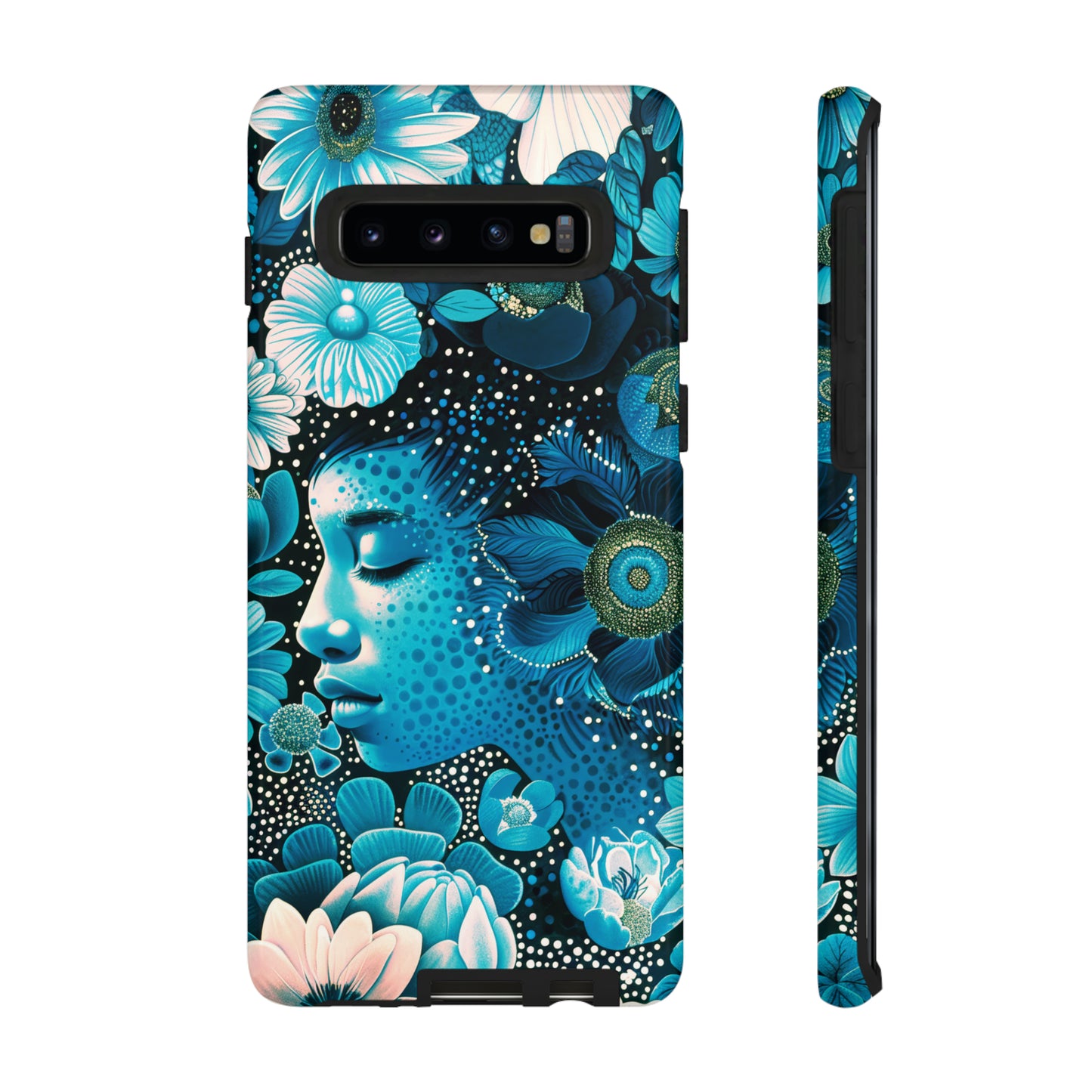 Girl in blue Tough Cases