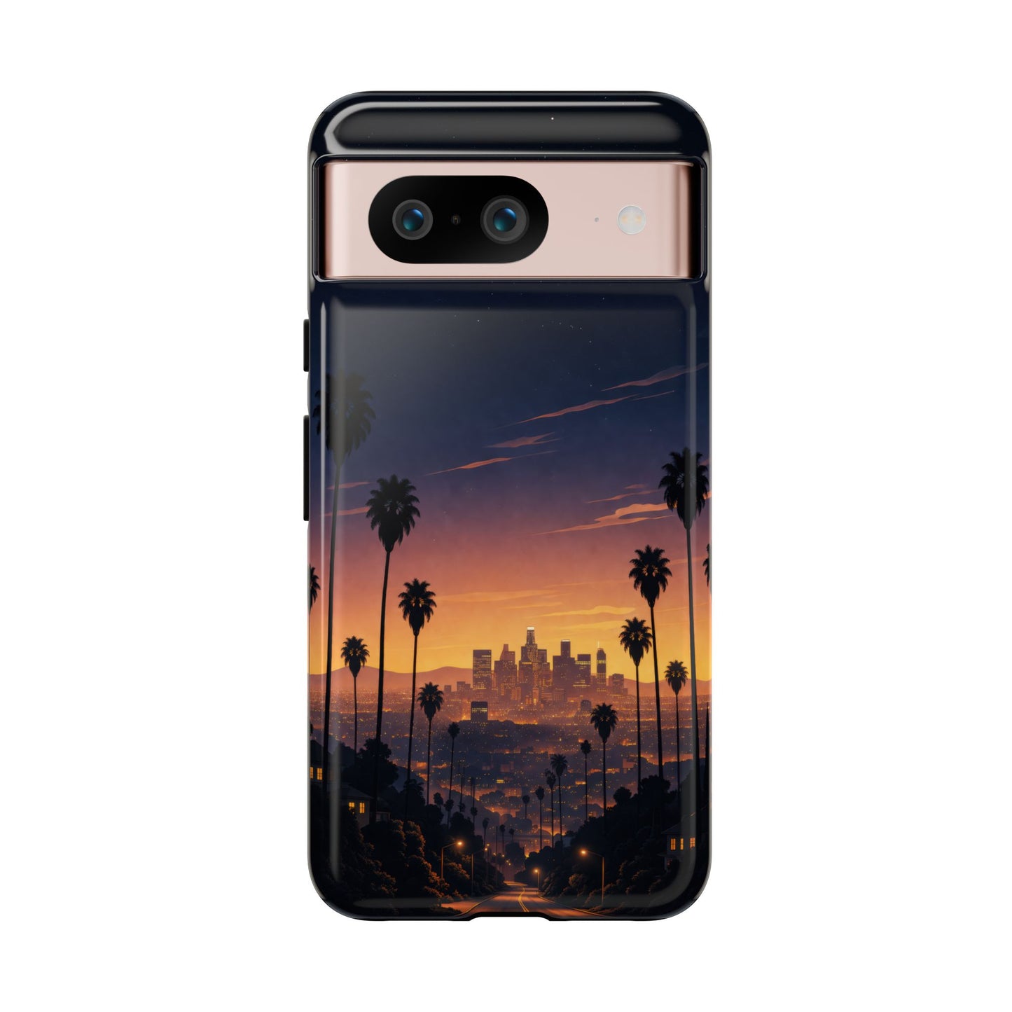 Los Angeles at Sunset Phone Case — Los Angeles Skyline Protective Case