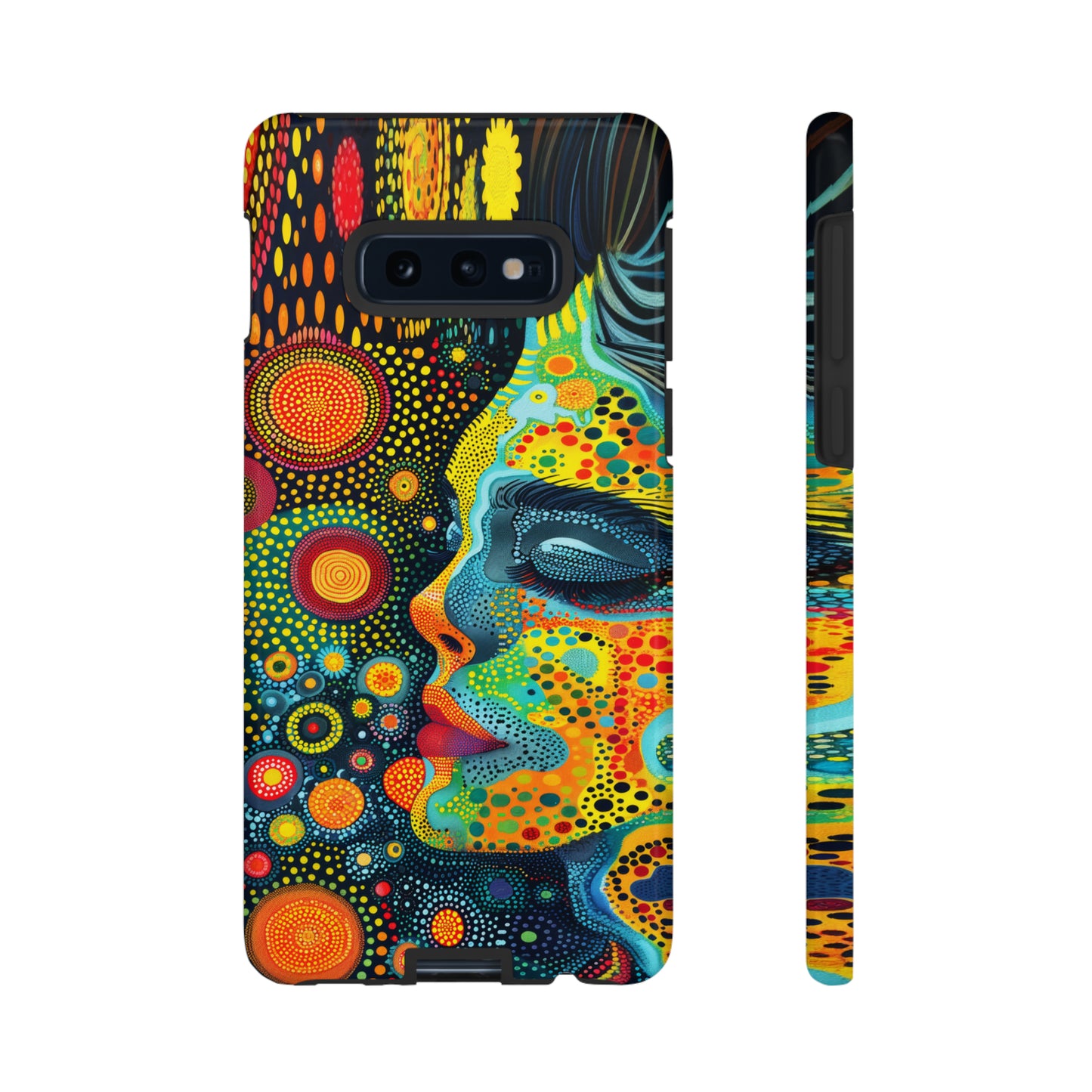Phone Case, rainbow girl, Artistic design, Tough Case, Colorful whimsical rainbow fantasy design, iPhone 15, 14, 13, 12, 11, Samsung, Pixel