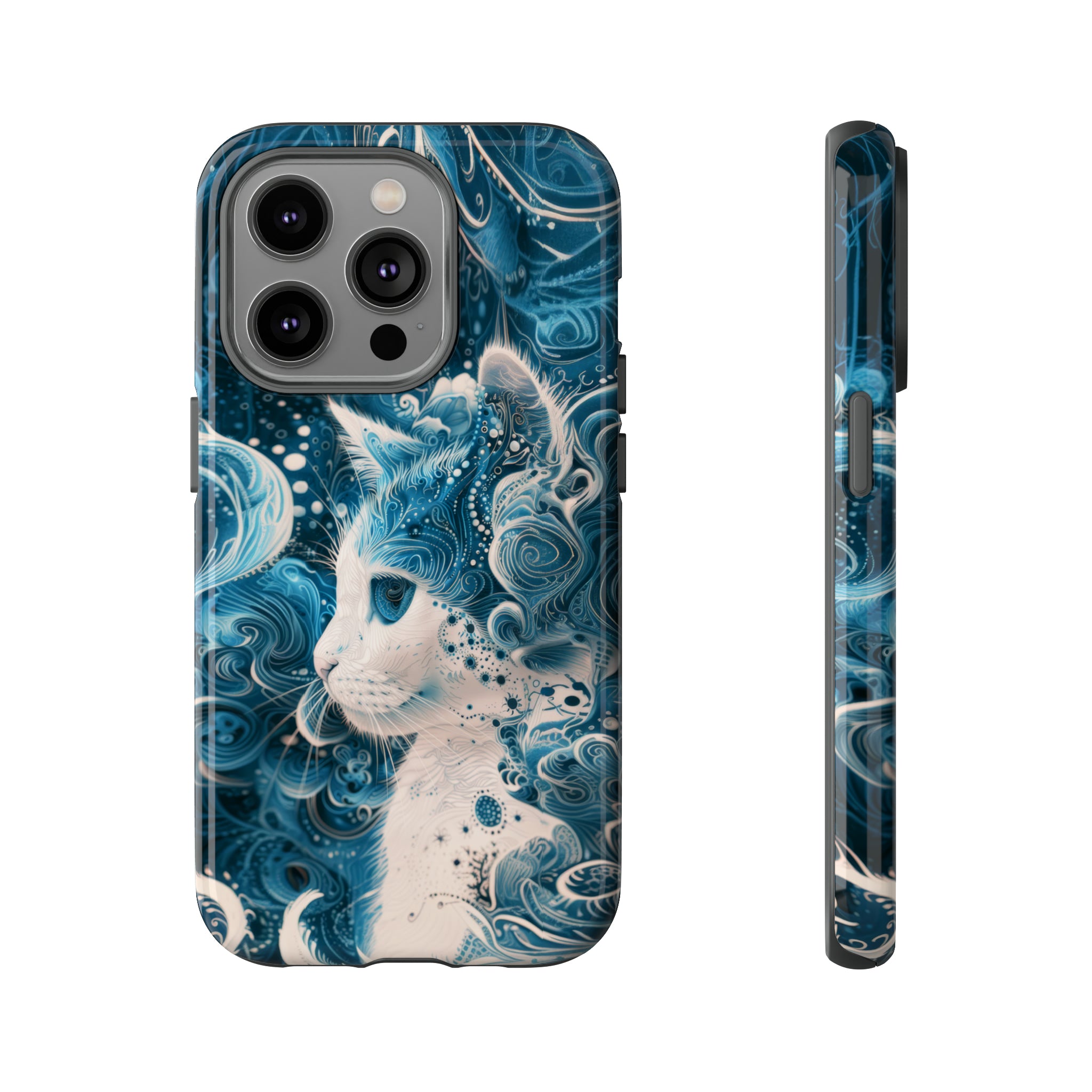 Aqua cat Tough Cases