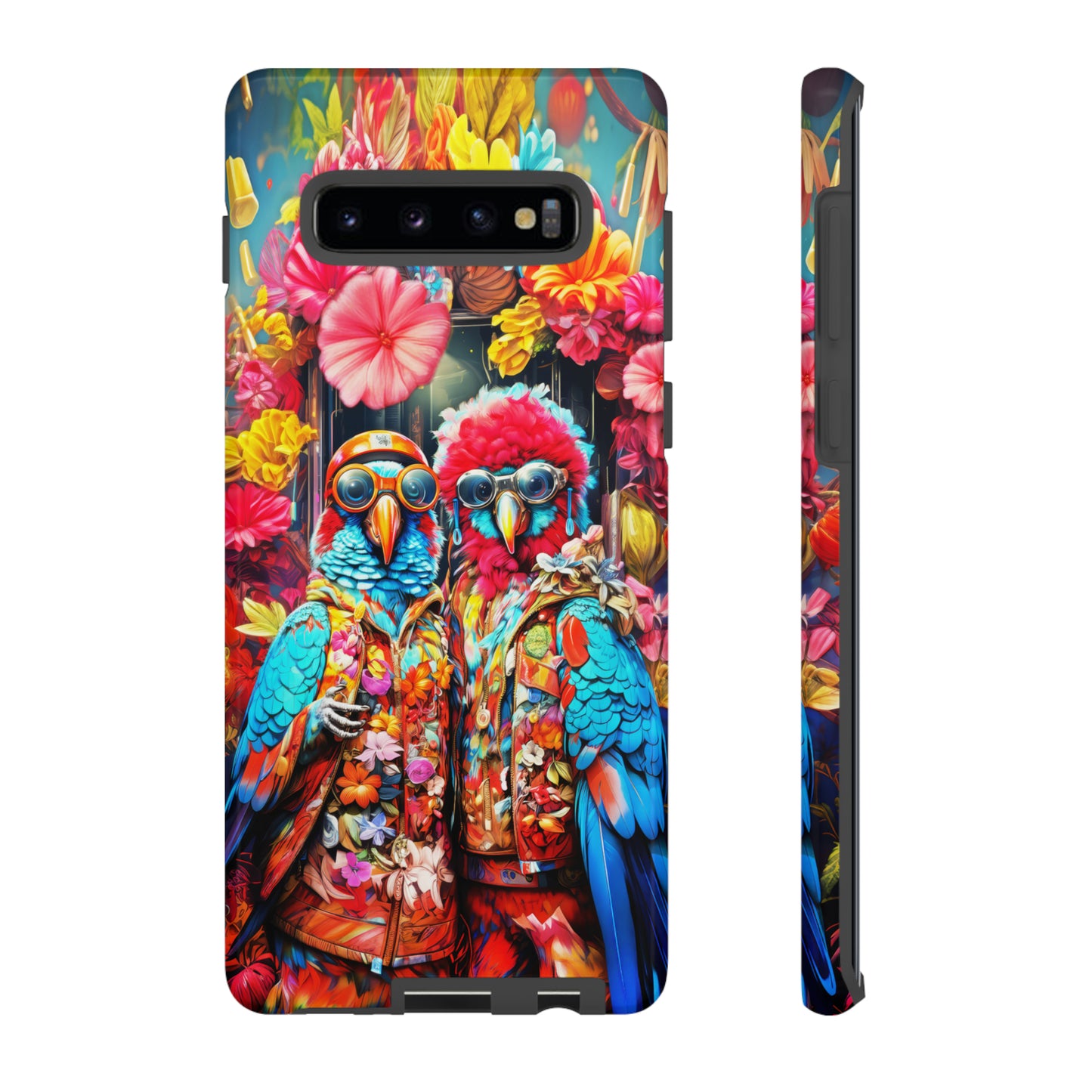 Two hipster parrots Tough Cases