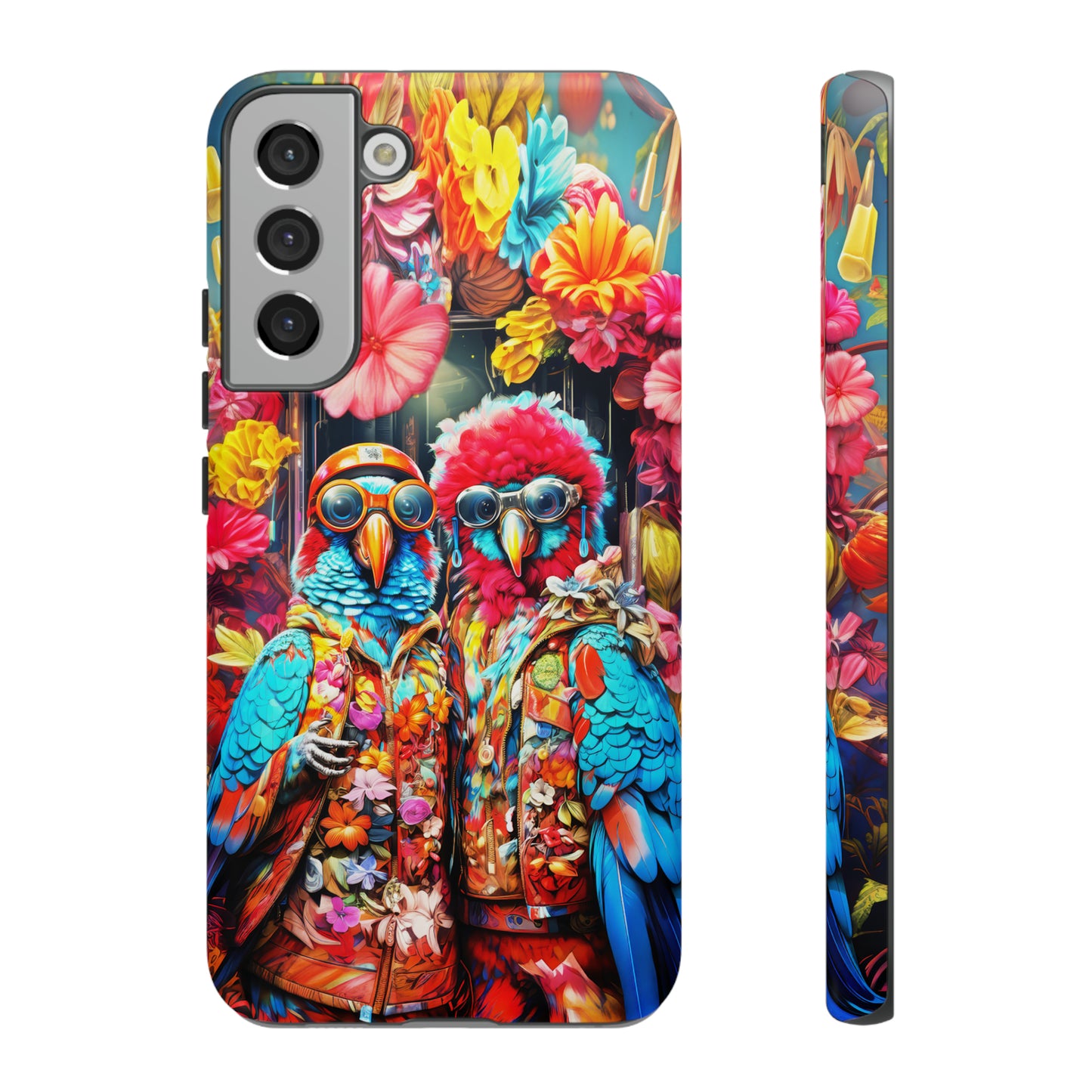 Two hipster parrots Tough Cases