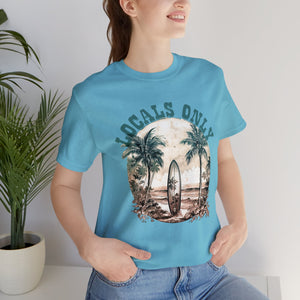 Vintage style Locals only Unisex Jersey Short Sleeve Tee