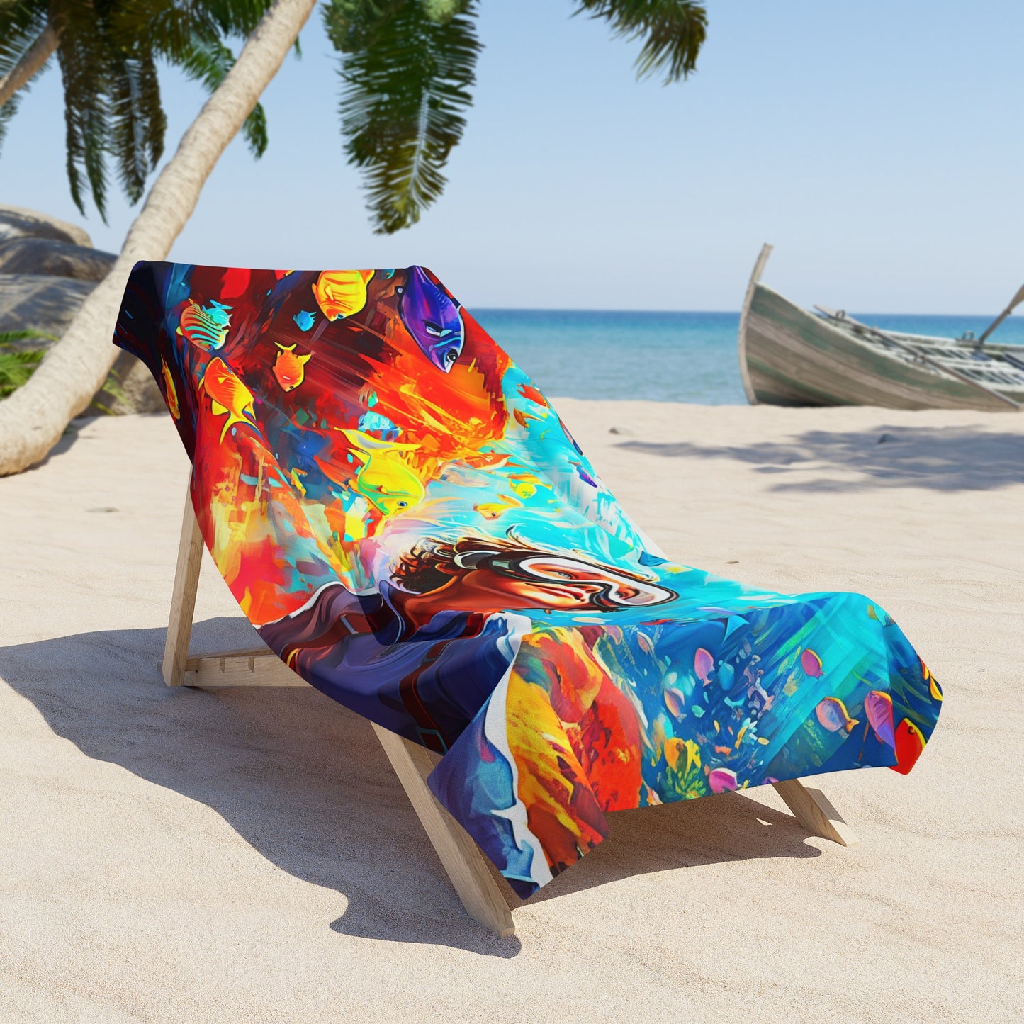 Seabed Soiree Beach Towel